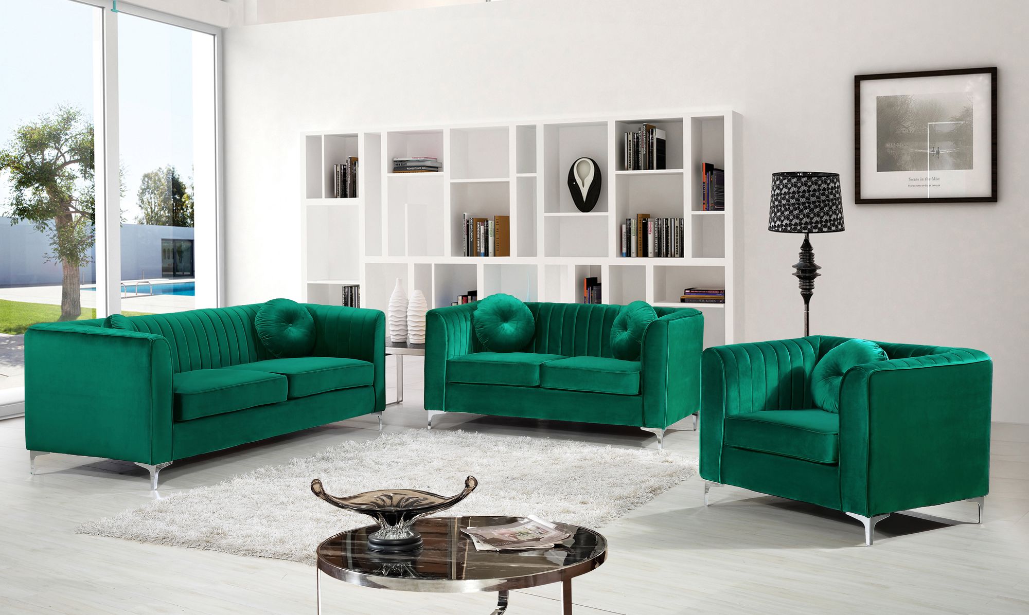 Isabelle Velvet Loveseat
