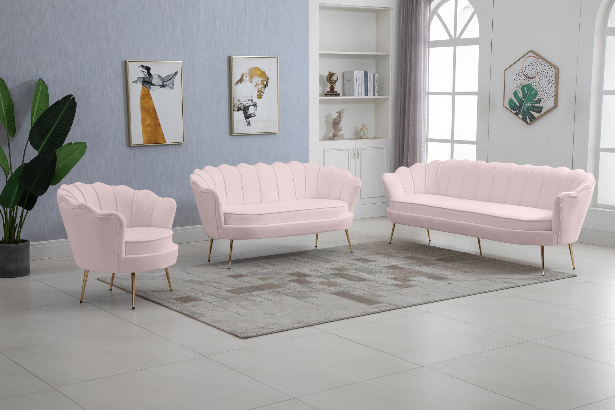 Gardenia Velvet Chair