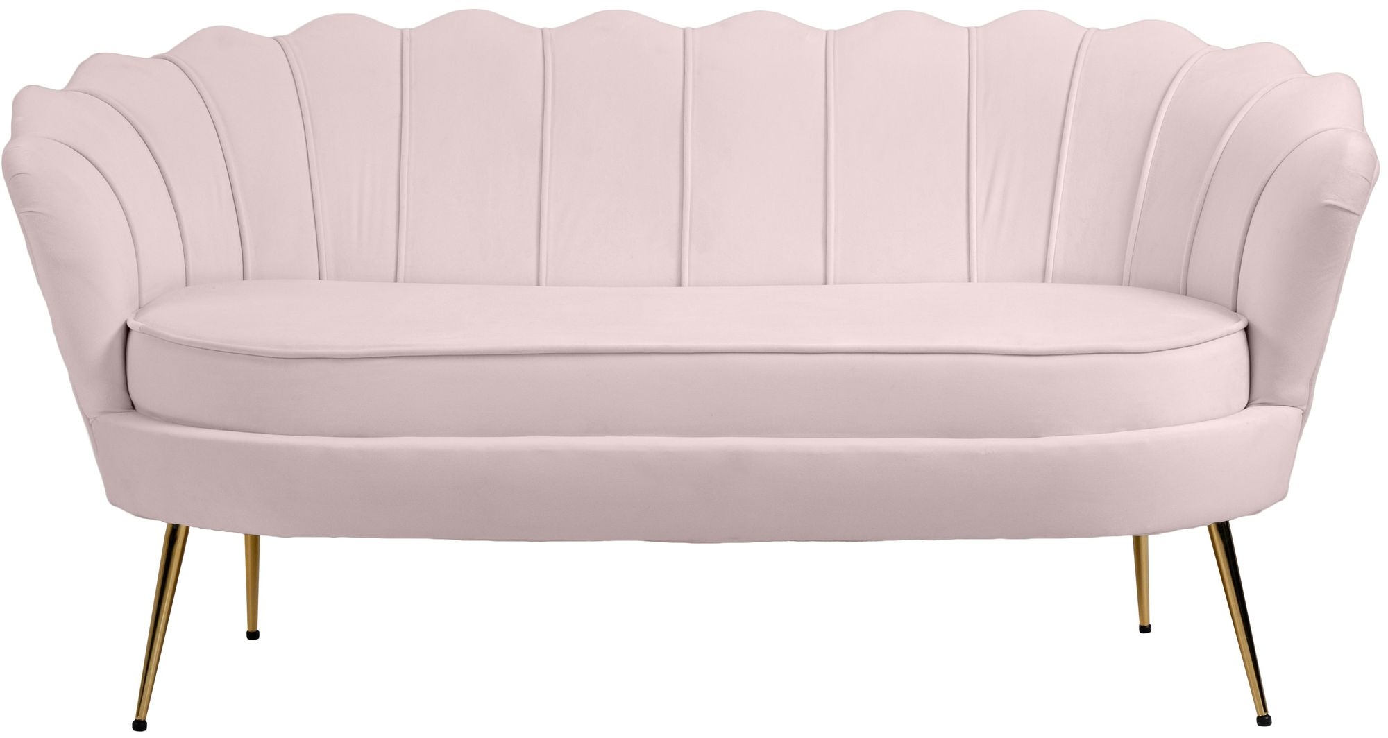 Gardenia Velvet Loveseat