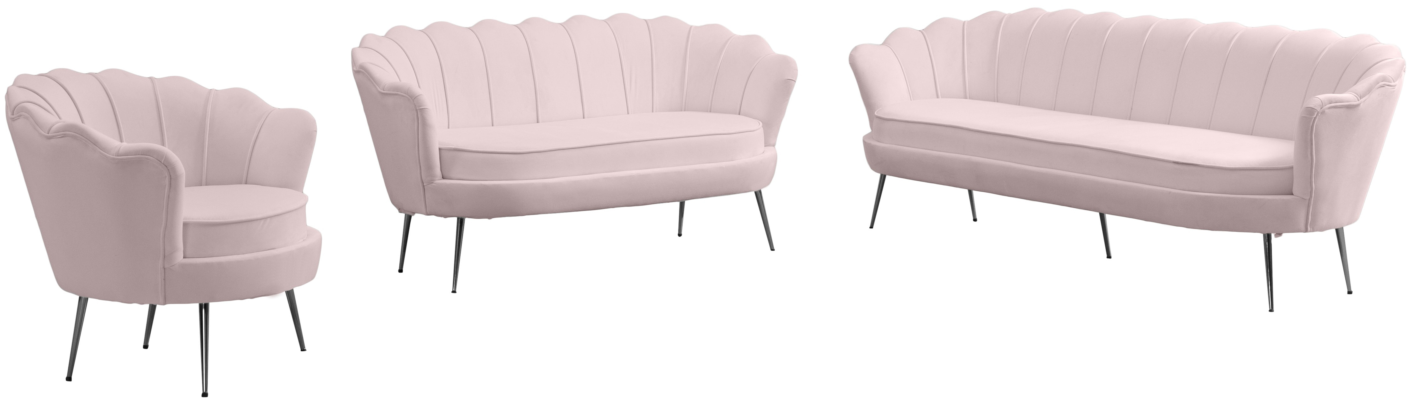 Gardenia Velvet Sofa