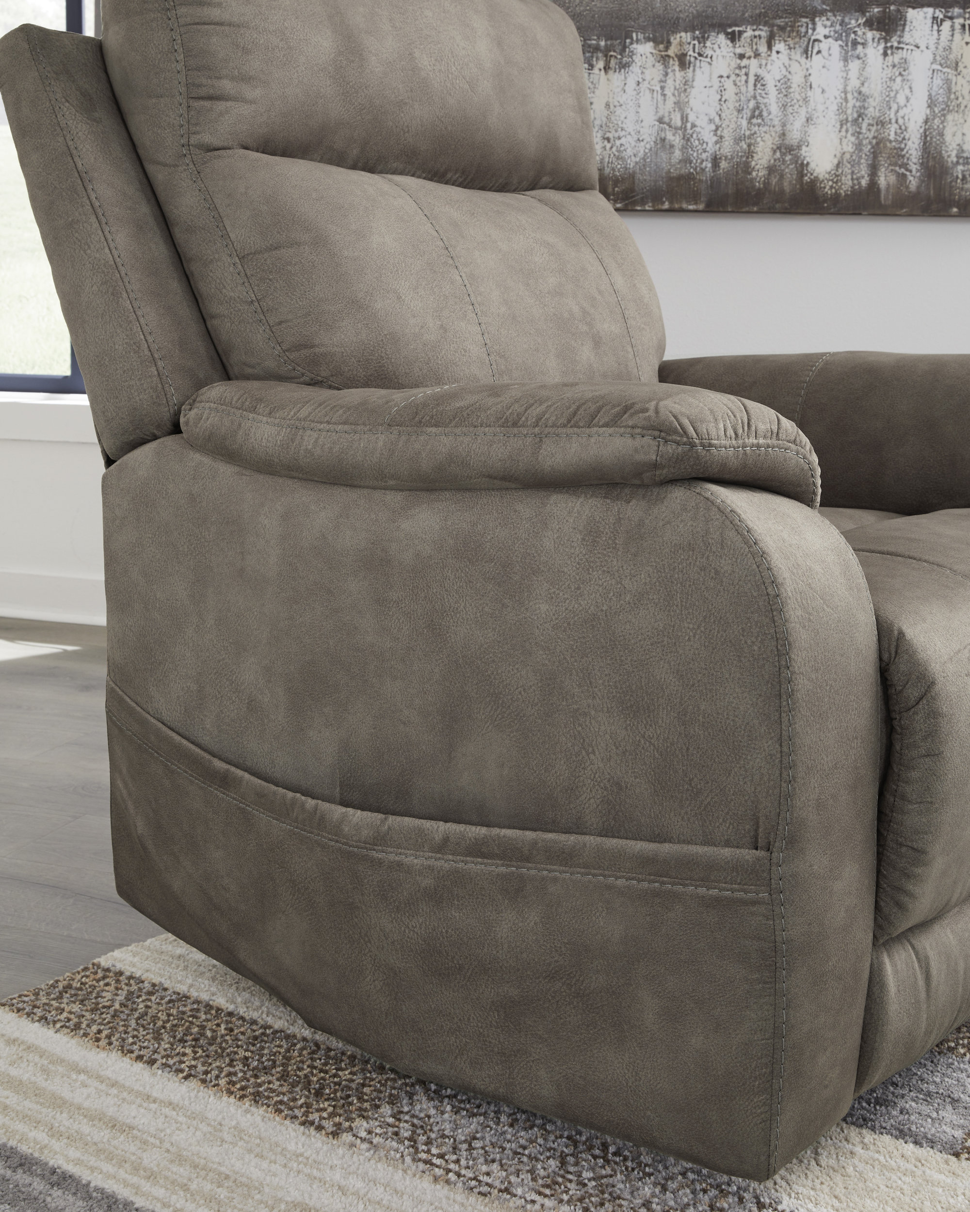 Crestmeade Faux Leather Power Lift Recliner