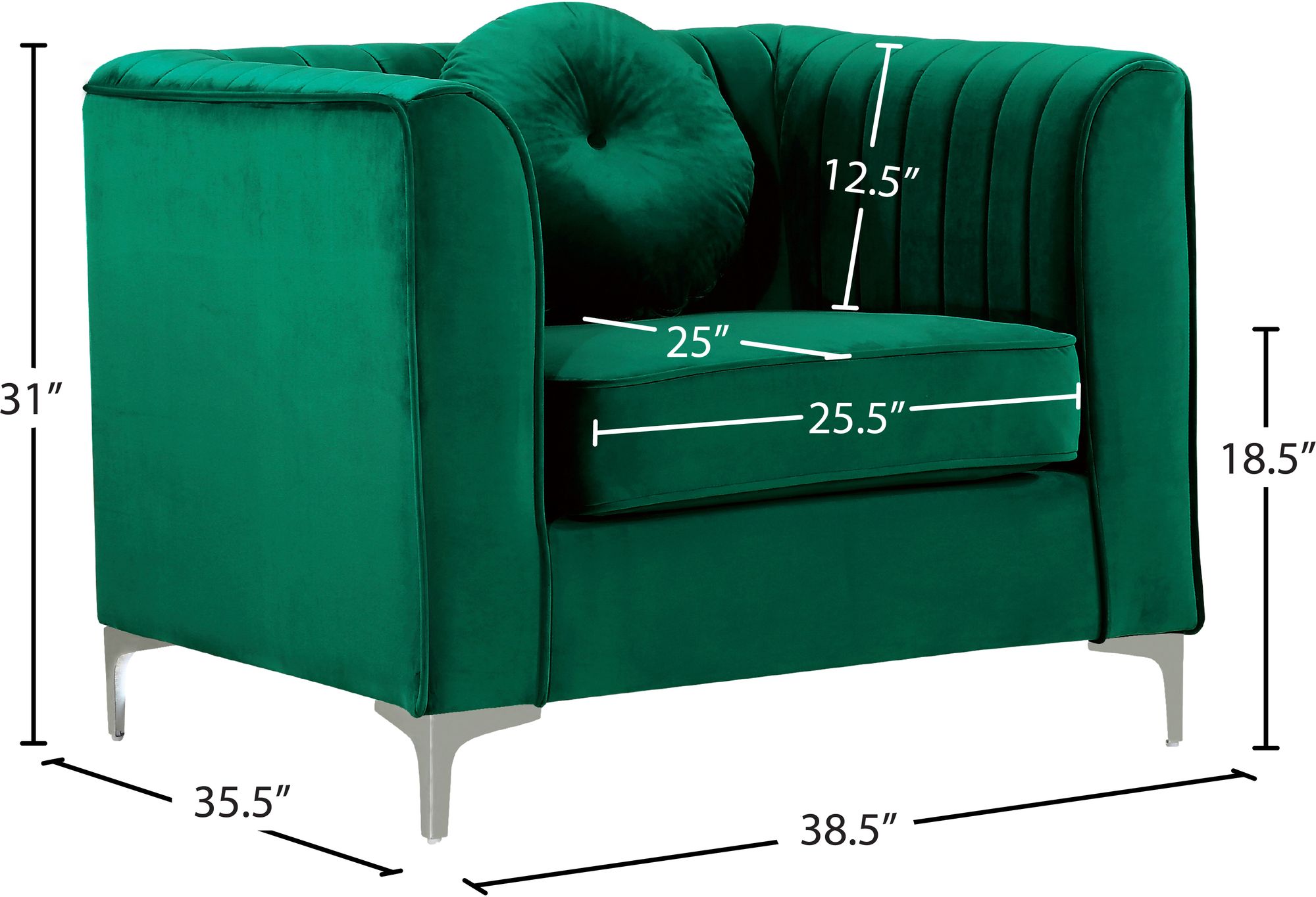 Isabelle Velvet Chair