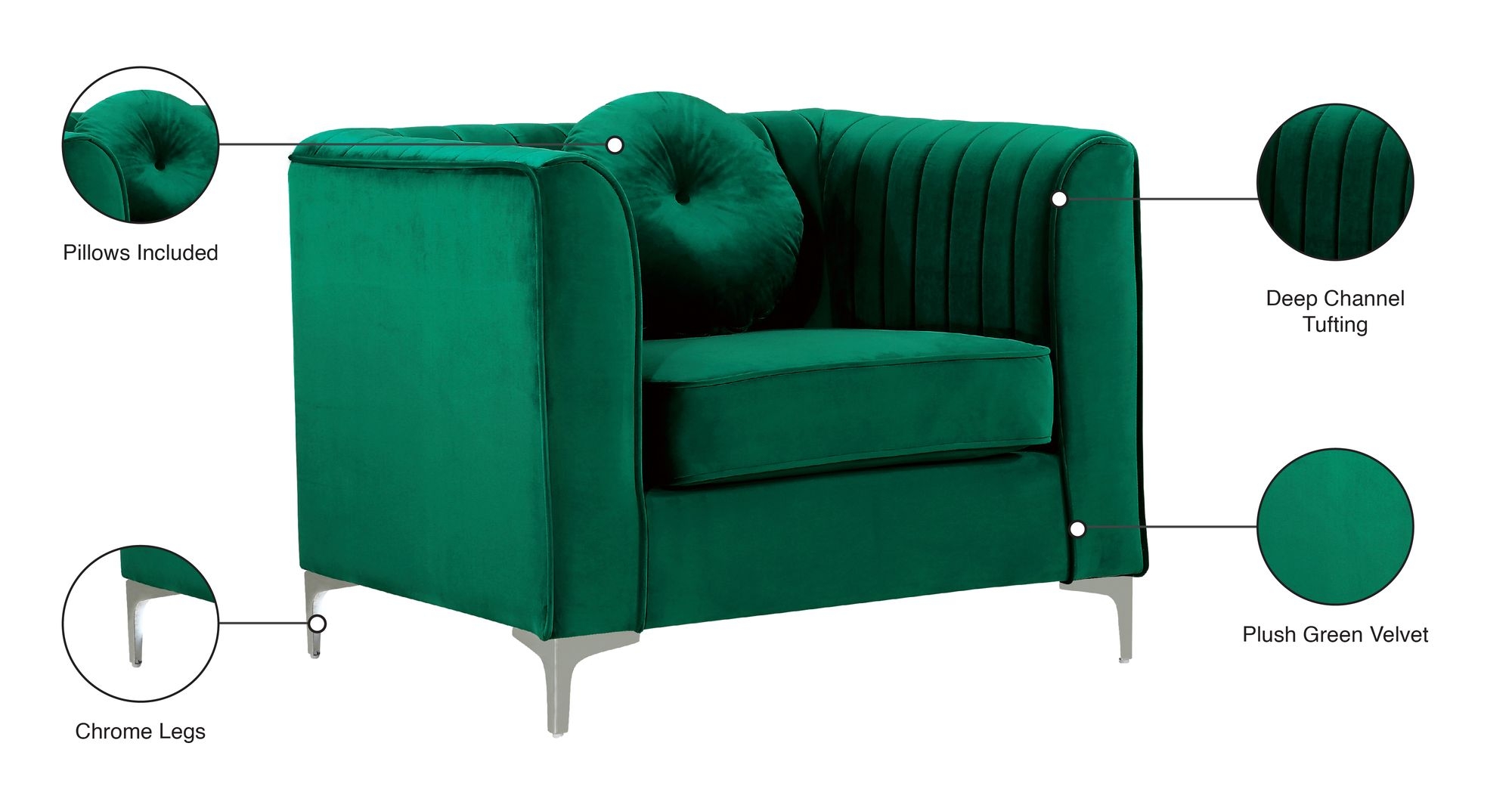 Isabelle Velvet Chair