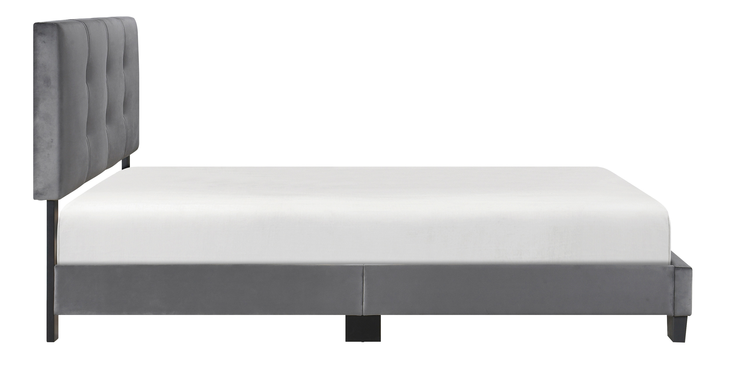 Newberry Velvet Full Platform Bed