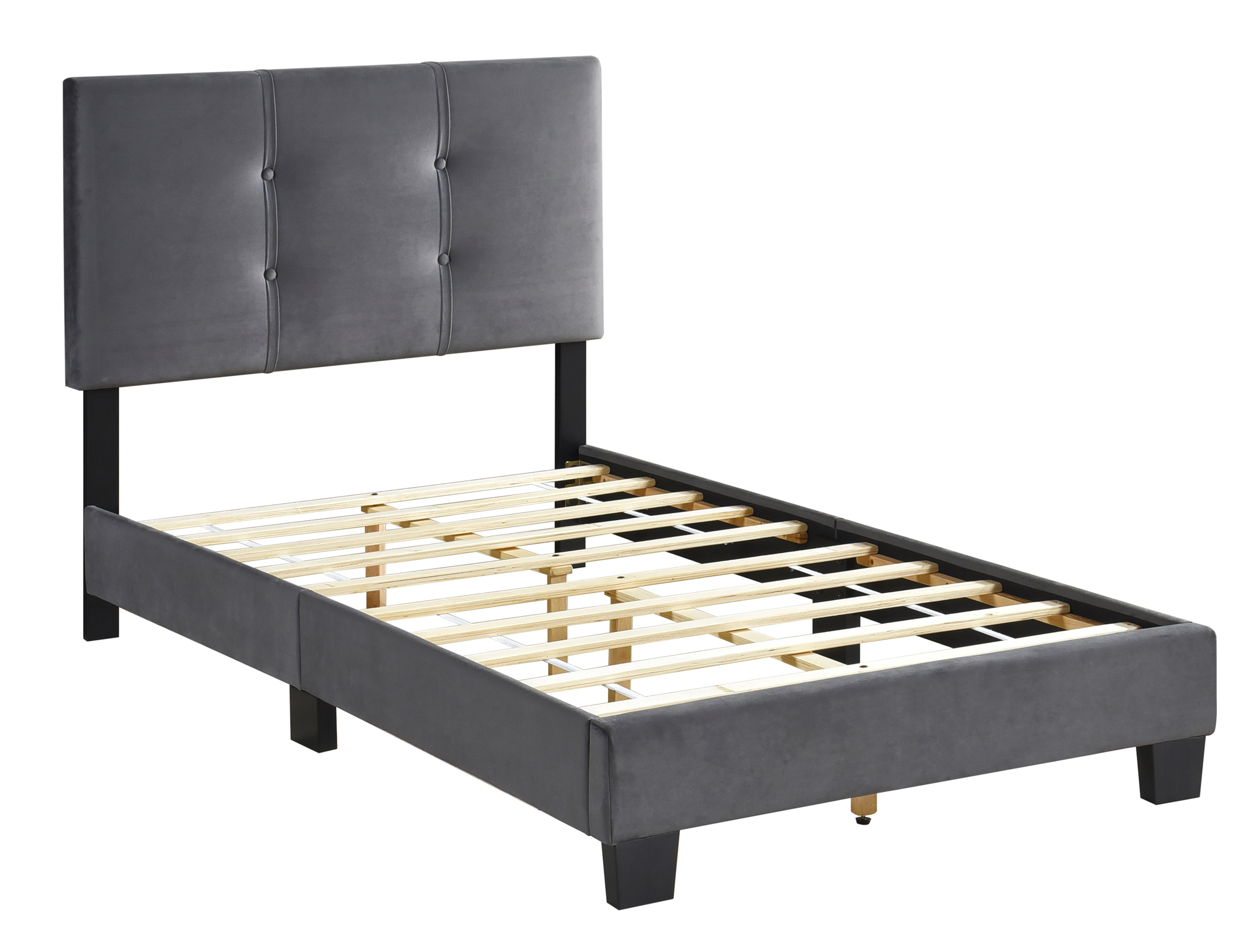 Newberry Velvet Platform Bed