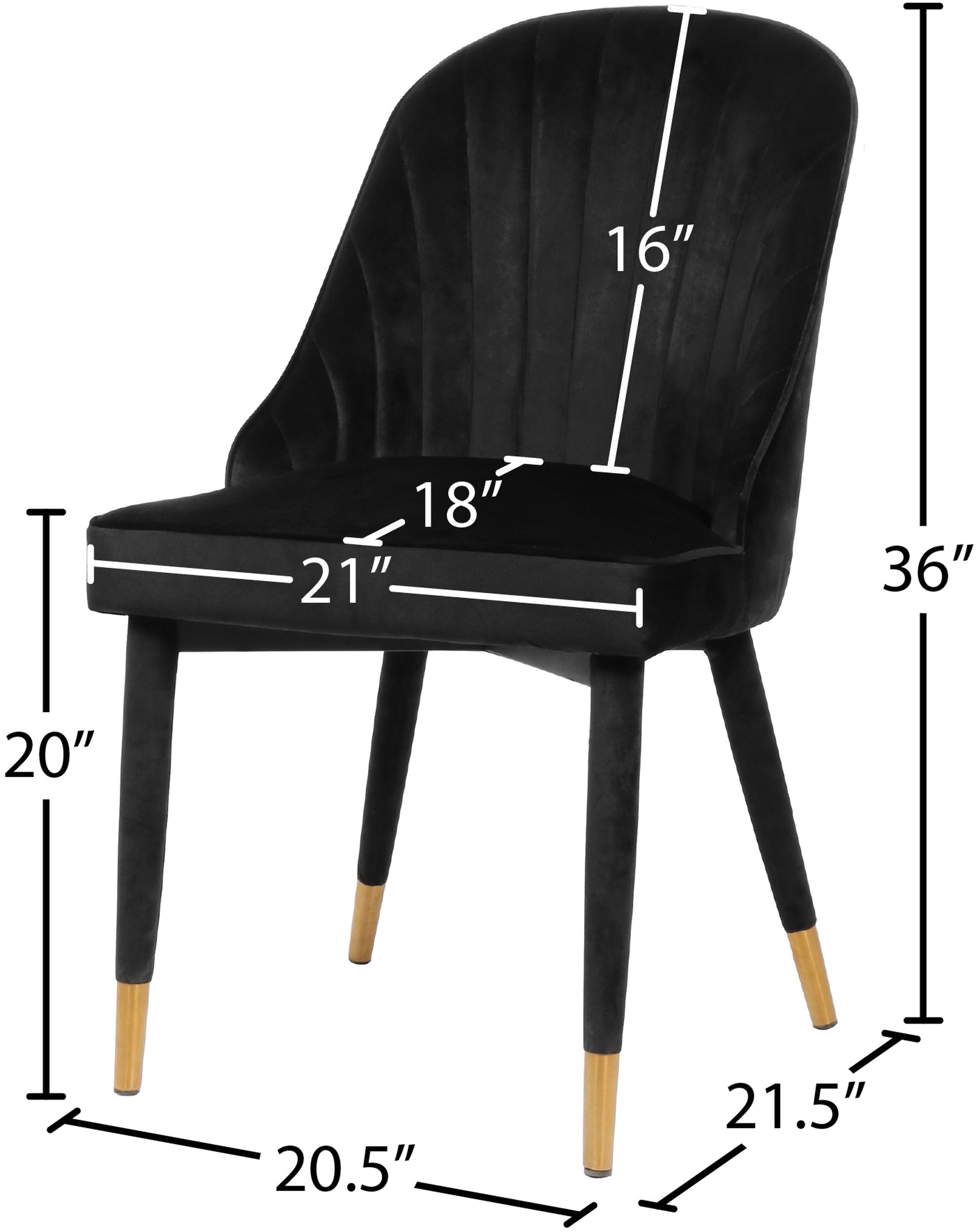 Belle Velvet Dining Chair