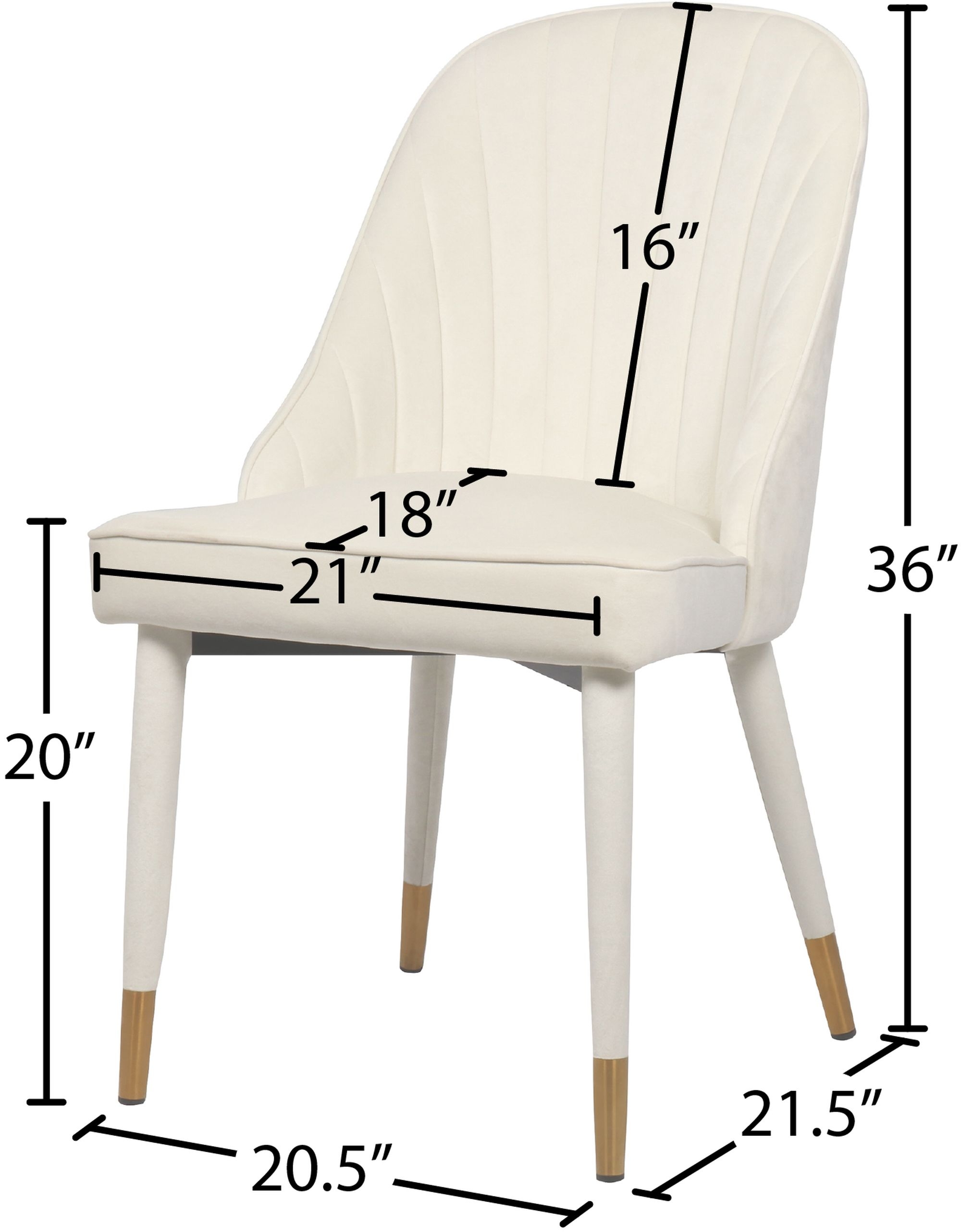 Belle Velvet Dining Chair