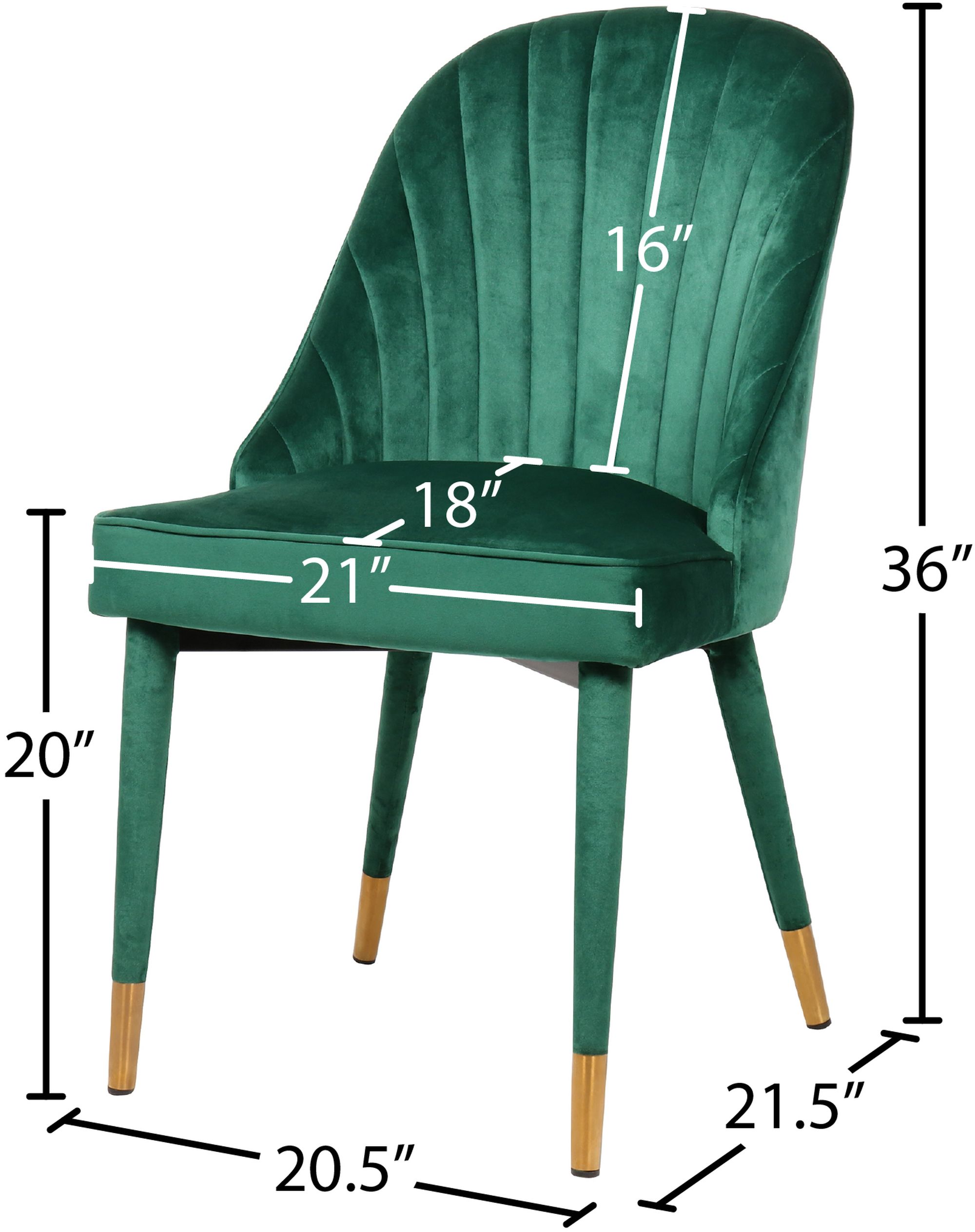 Belle Velvet Dining Chair