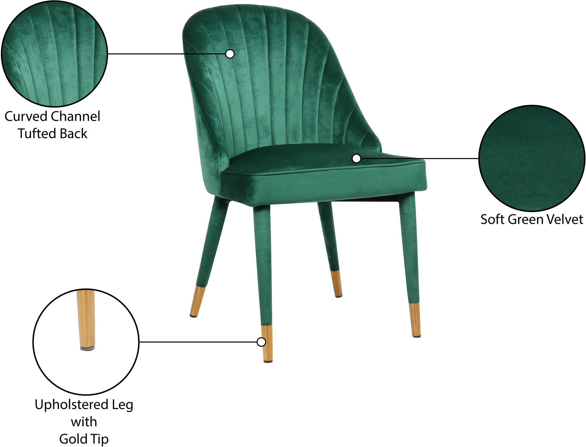 Belle Velvet Dining Chair