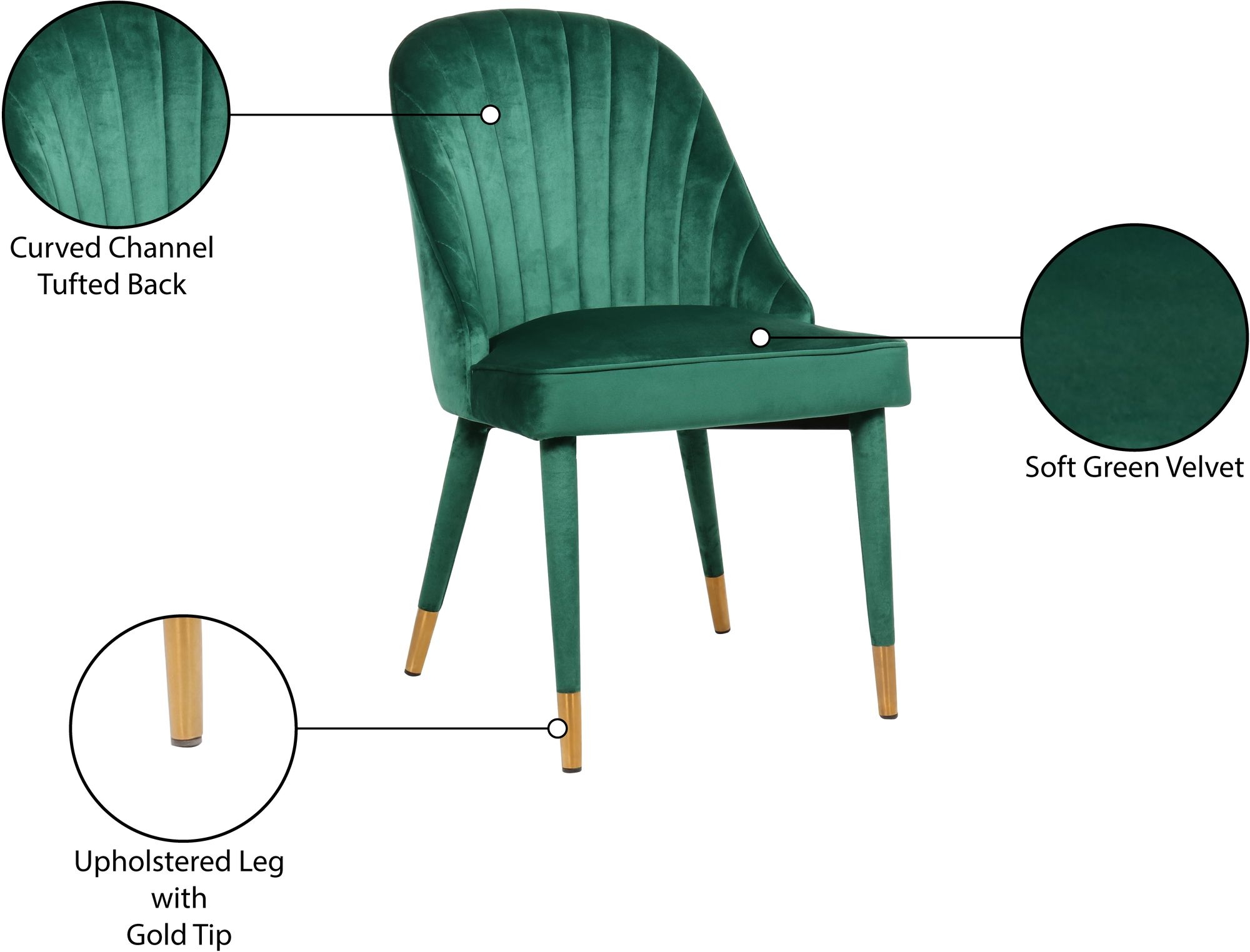 Belle Velvet Dining Chair