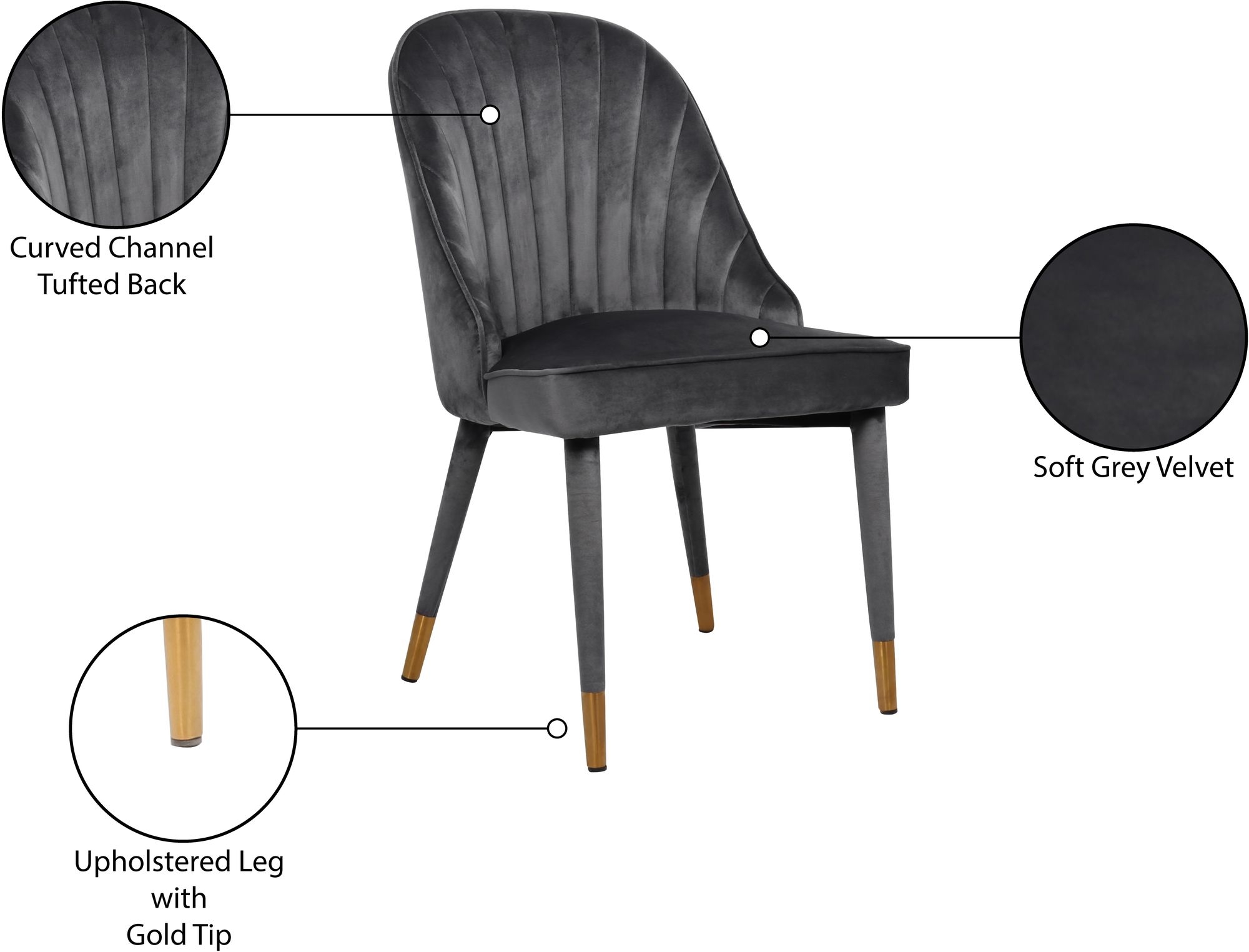 Belle Velvet Dining Chair