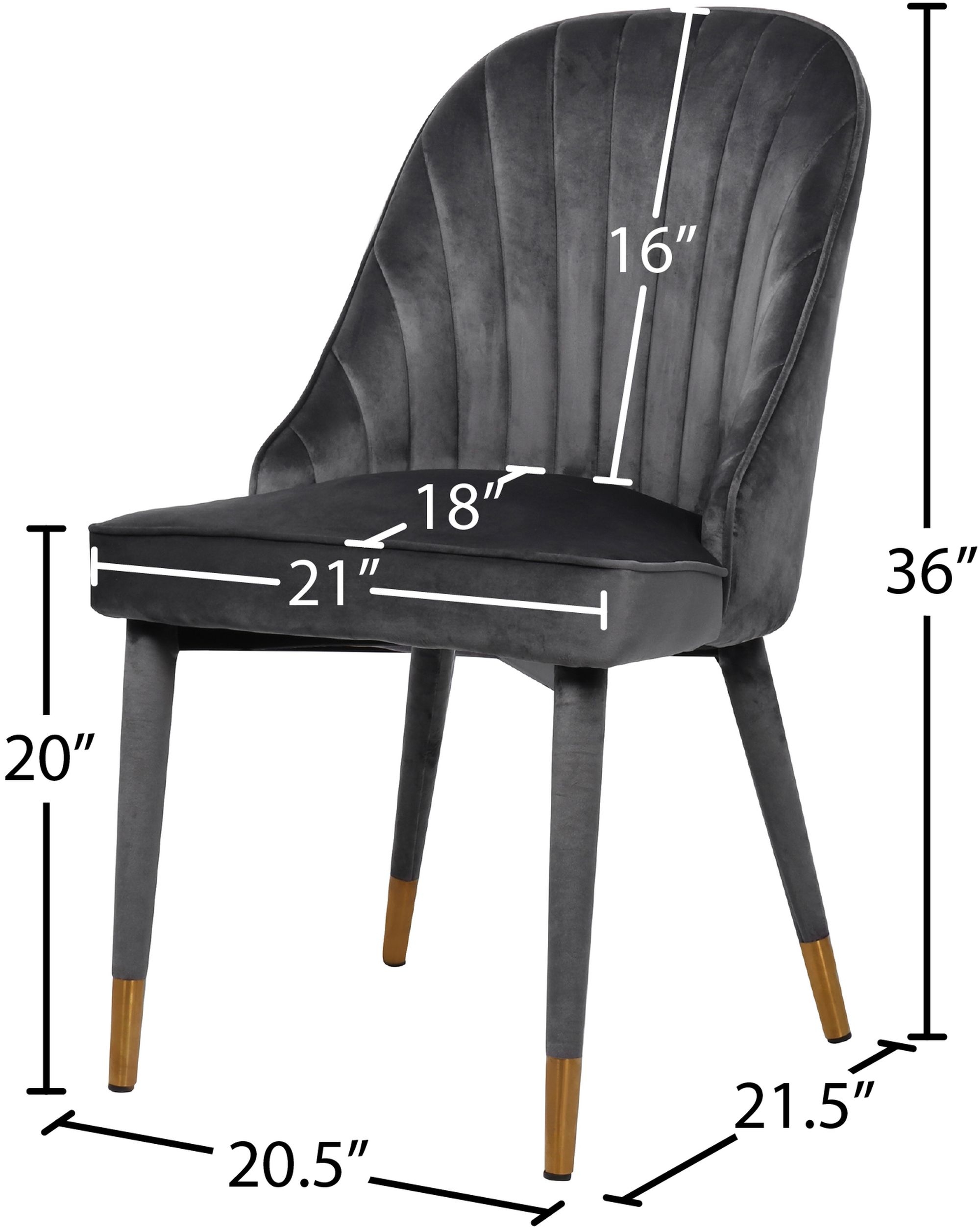 Belle Velvet Dining Chair