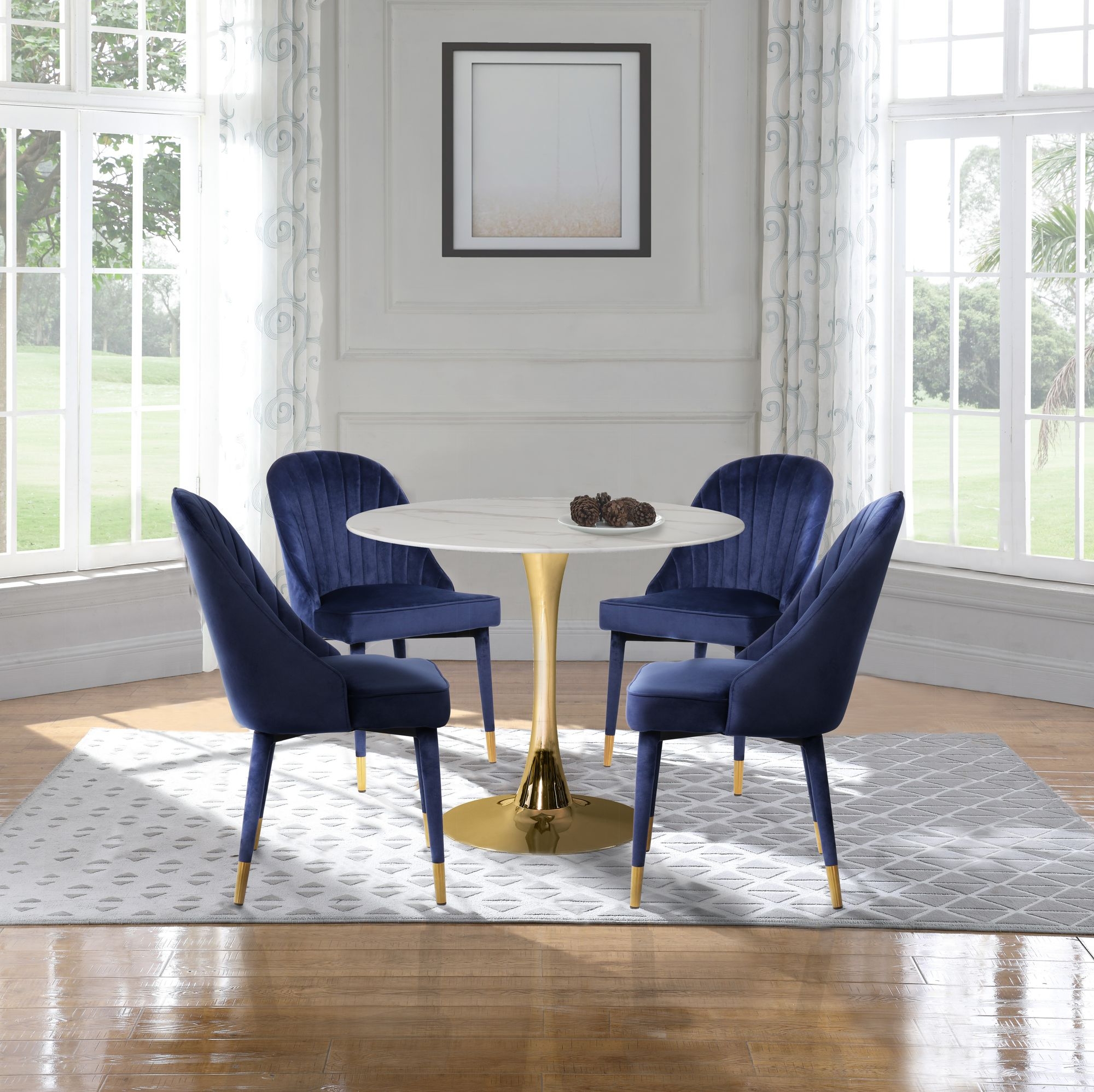 Belle Velvet Dining Chair