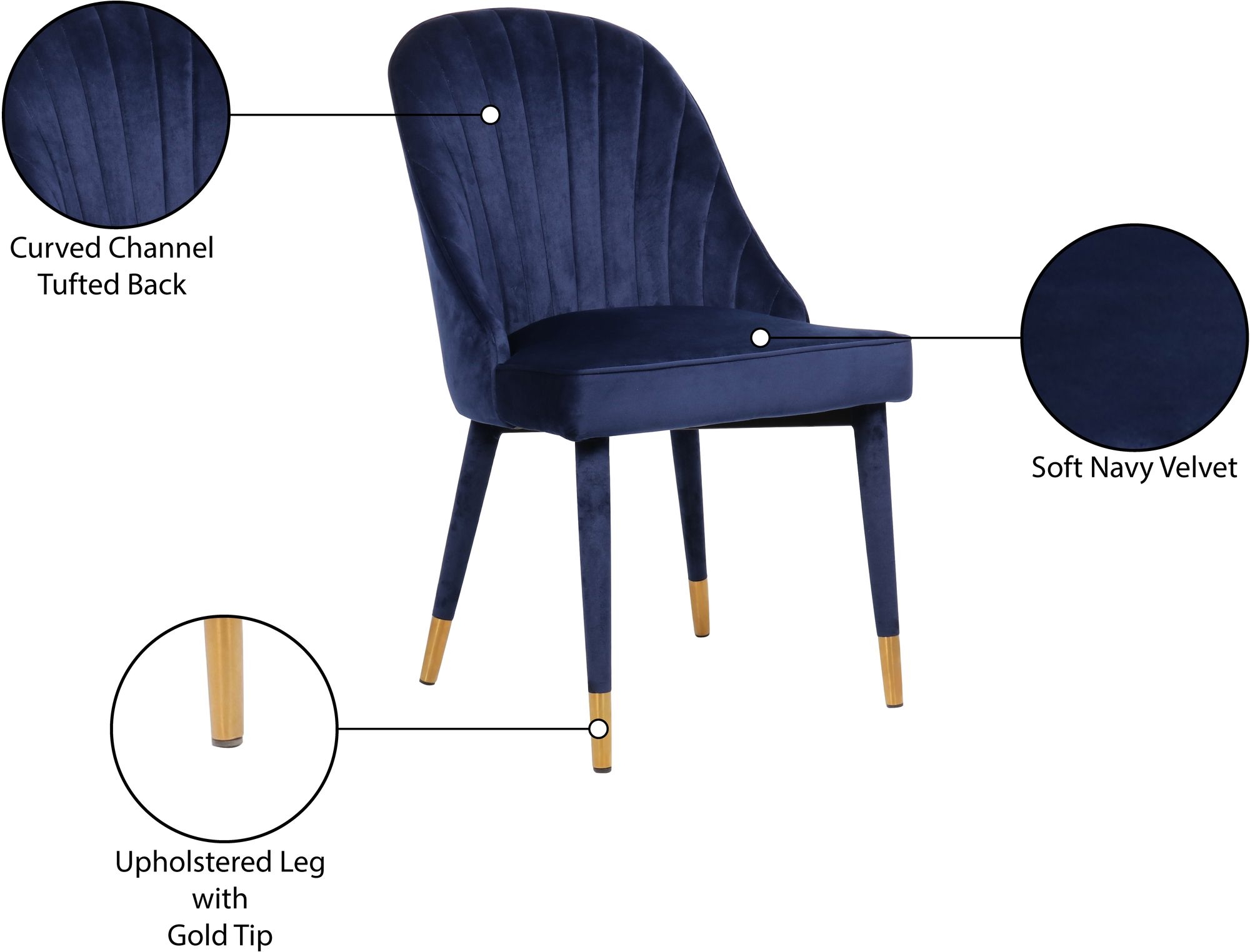 Belle Velvet Dining Chair