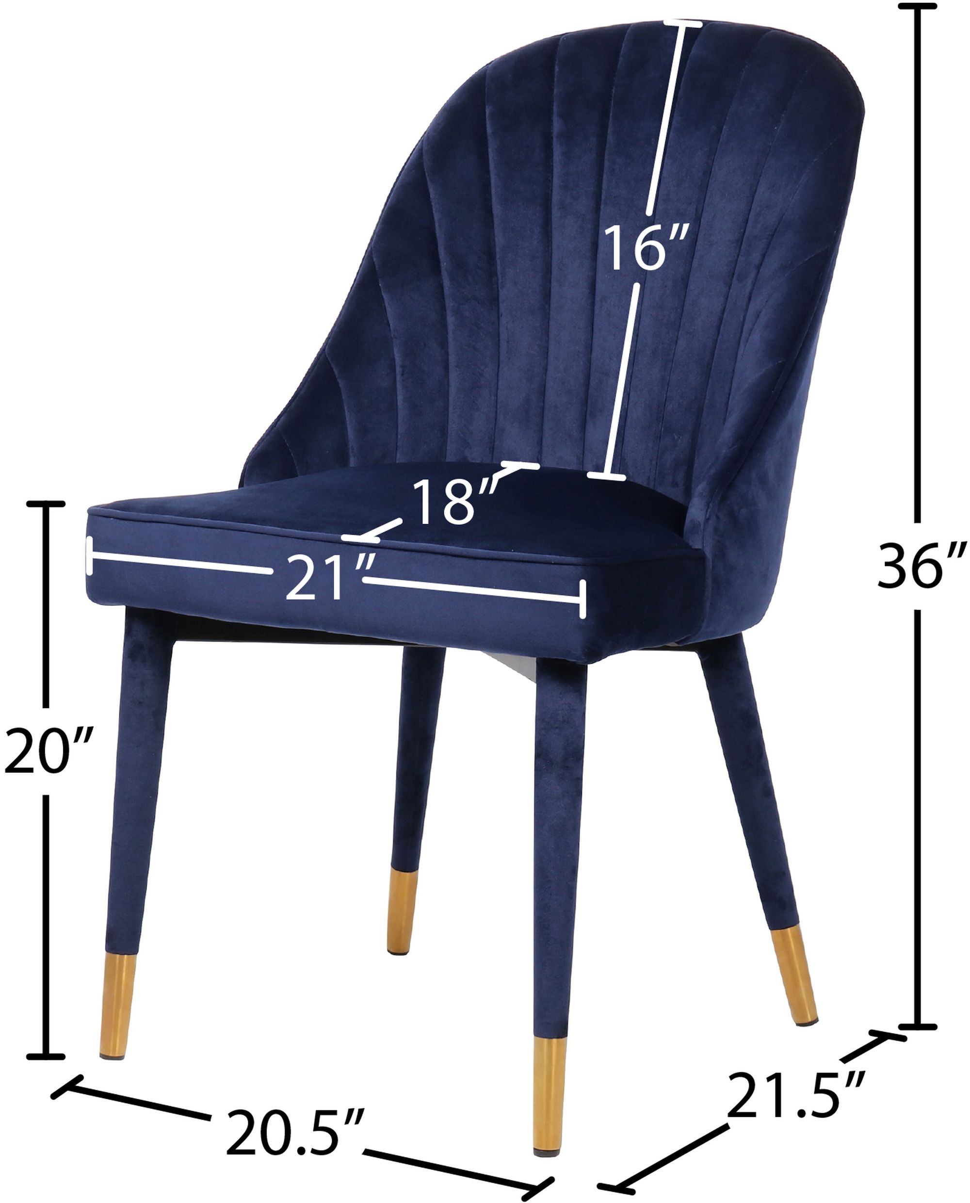 Belle Velvet Dining Chair