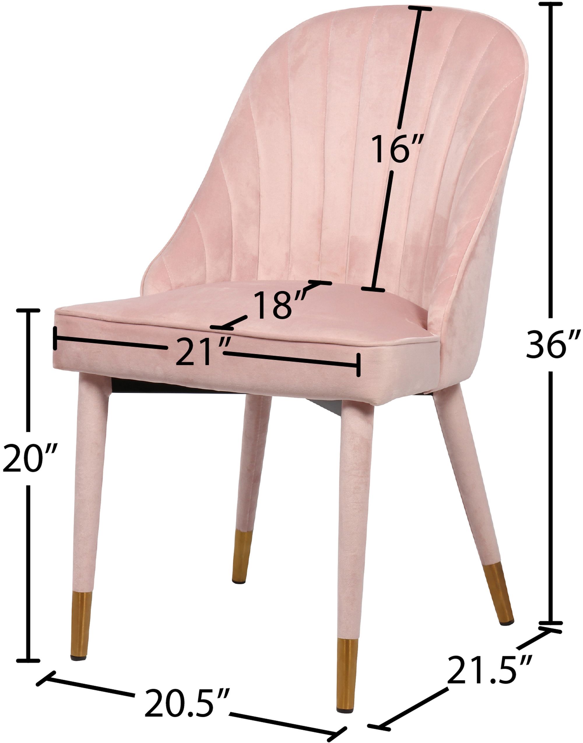 Belle Velvet Dining Chair