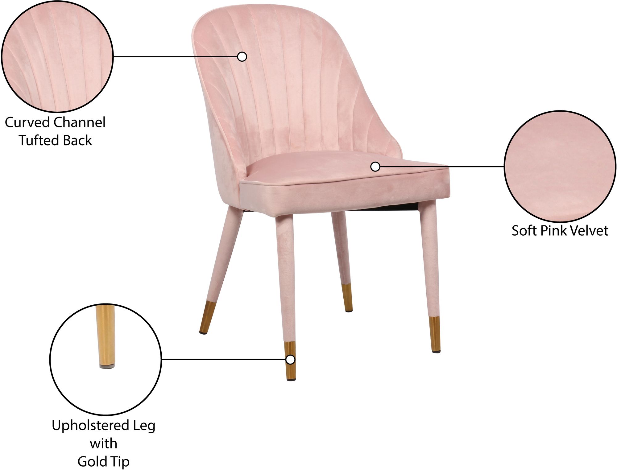 Belle Velvet Dining Chair