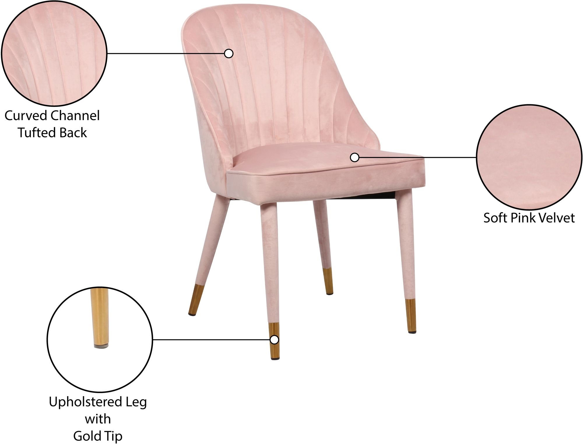 Belle Velvet Dining Chair