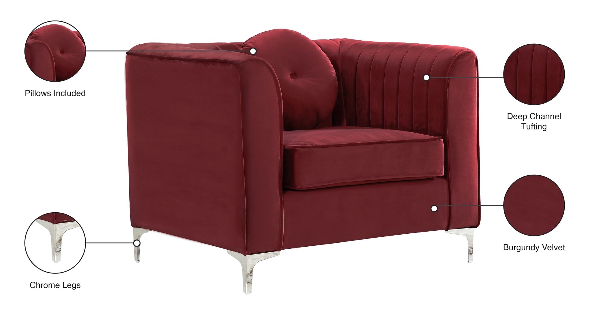 Isabelle Velvet Chair