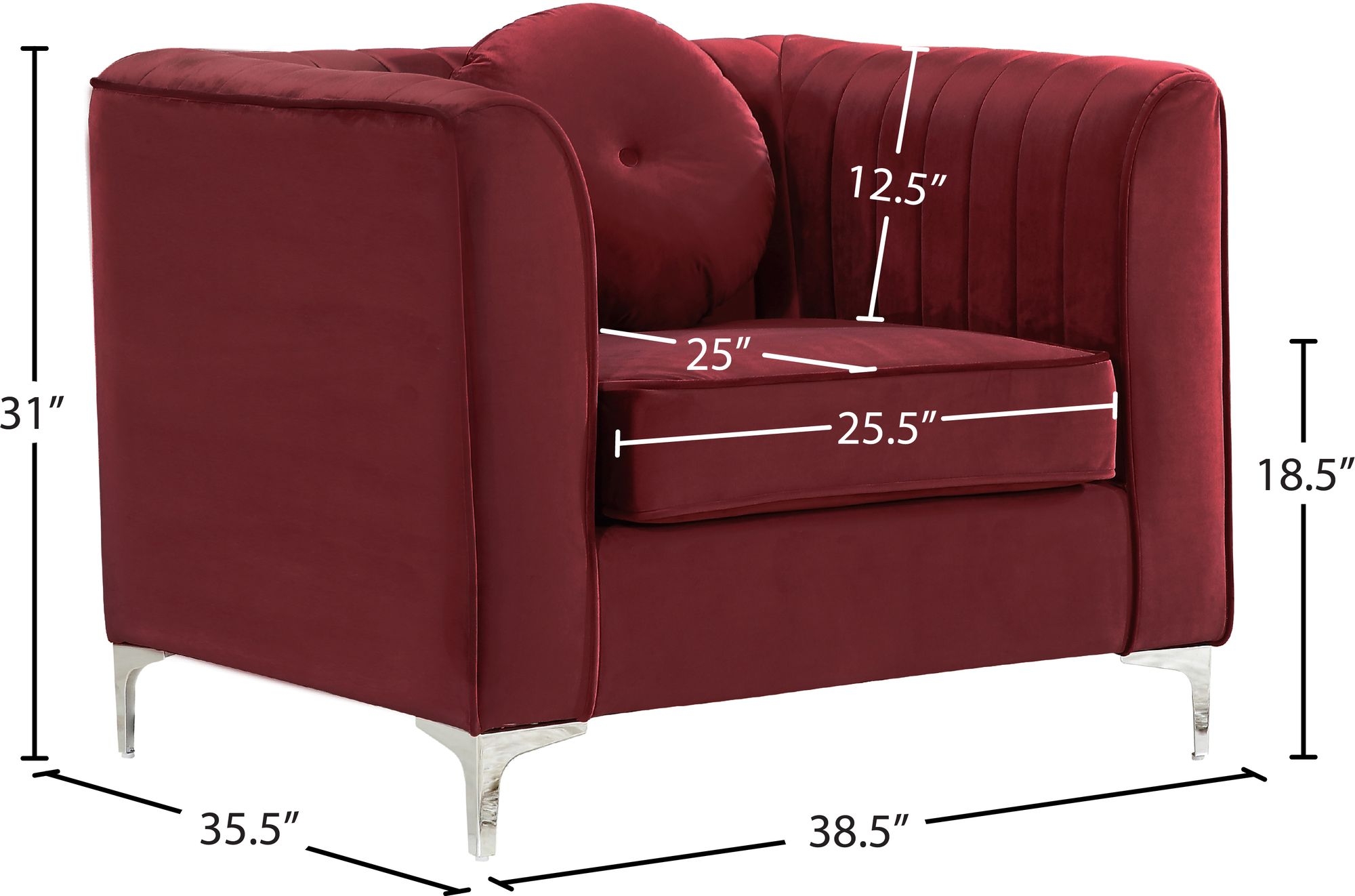 Isabelle Velvet Chair