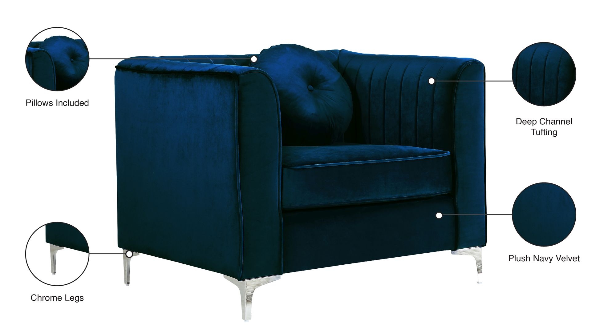 Isabelle Velvet Chair