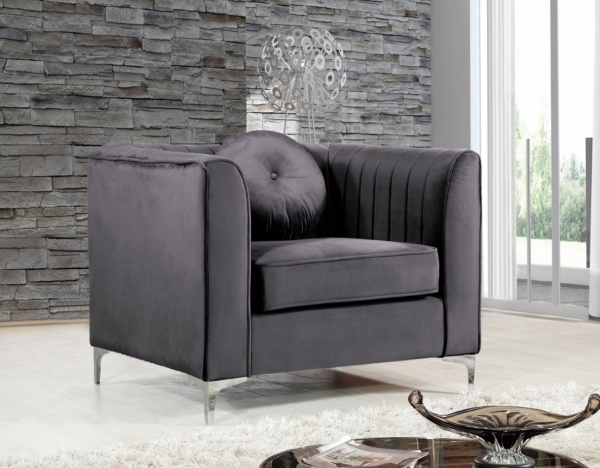Isabelle Velvet Chair