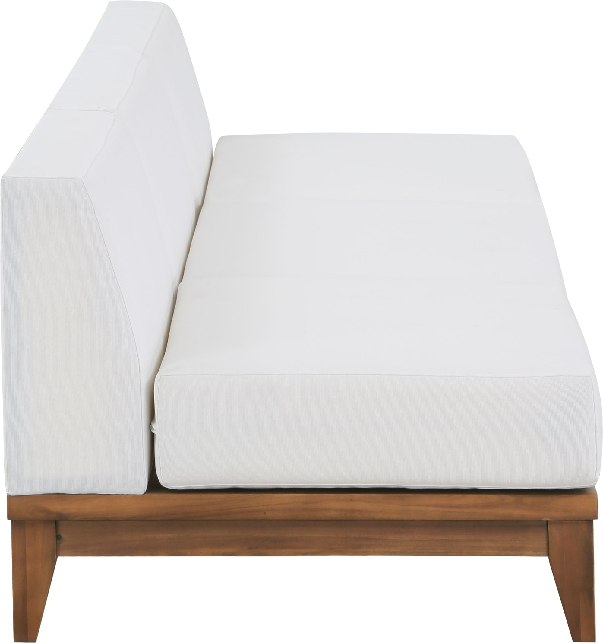 Rio 103.5" Outdoor Patio Waterproof Fabric Armless Modular Sofa