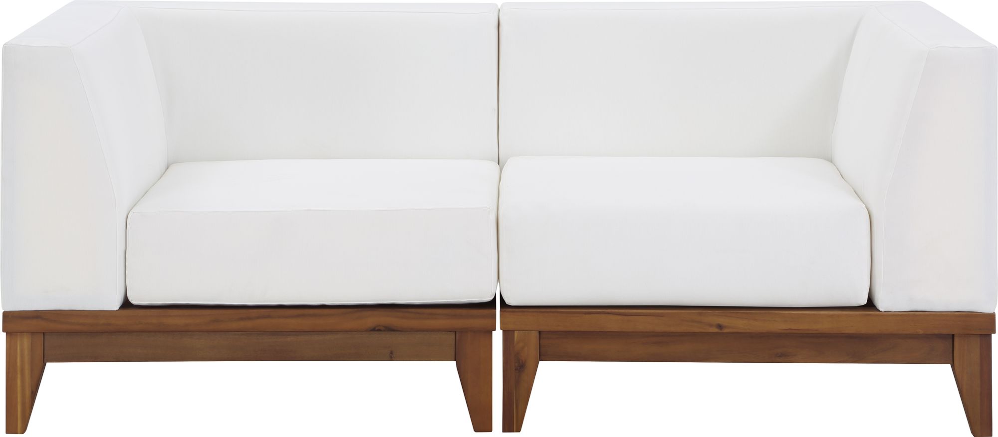 Rio 62" Outdoor Patio Waterproof Fabric Modular Sofa