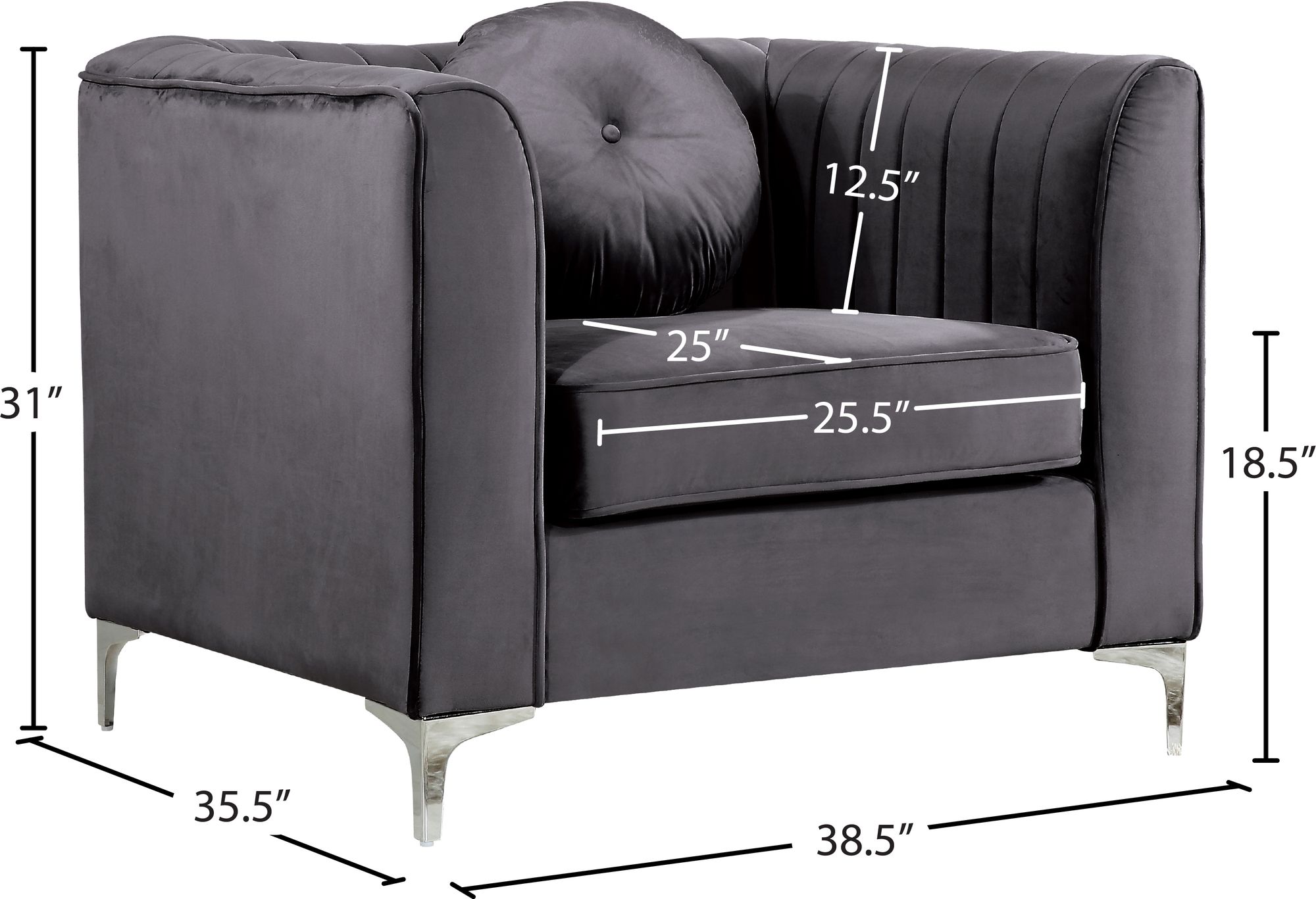 Isabelle Velvet Chair
