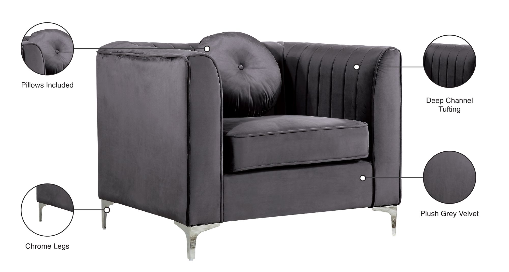 Isabelle Velvet Chair