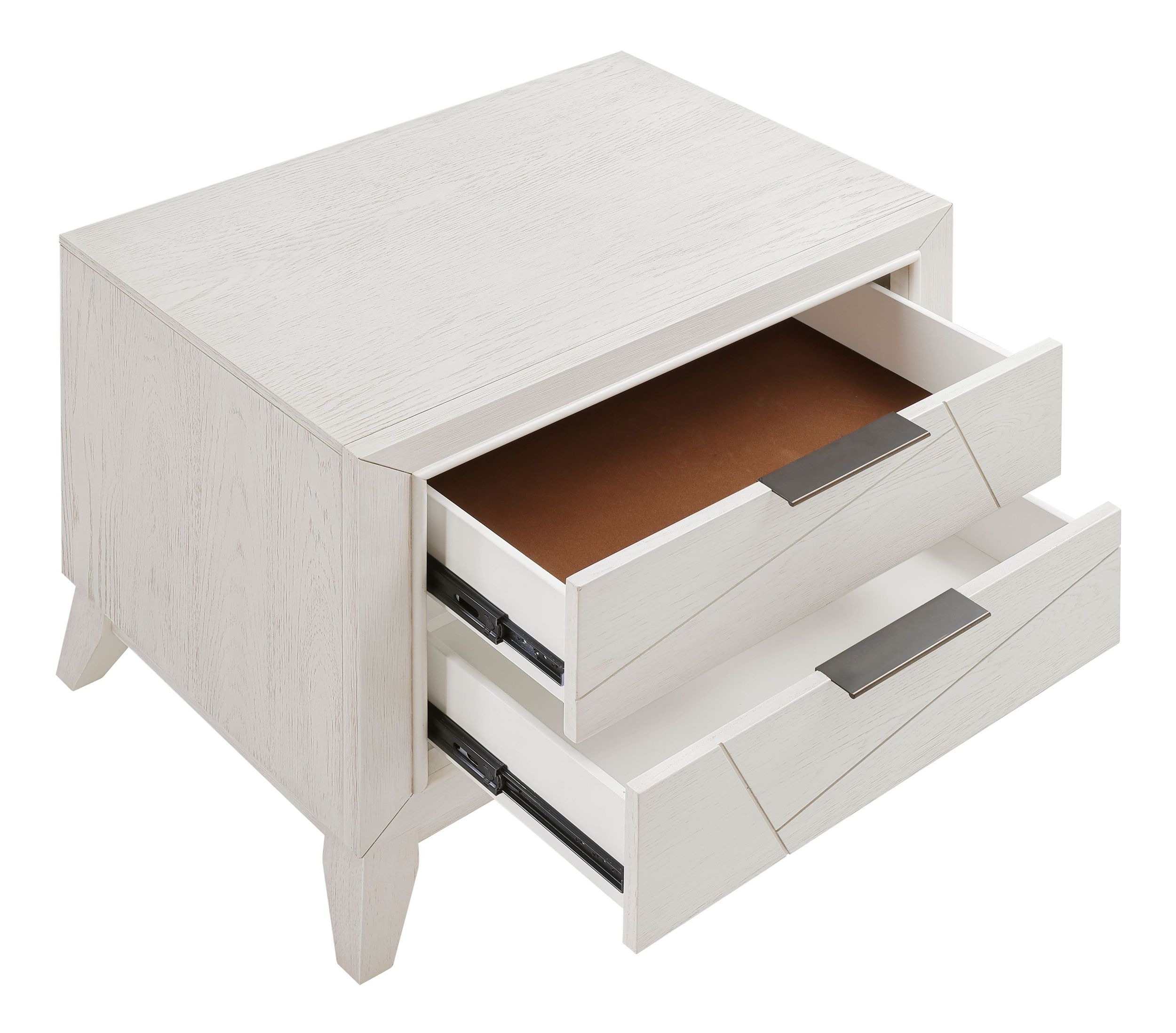 Asteria Wood 2-Drawer Night Stand