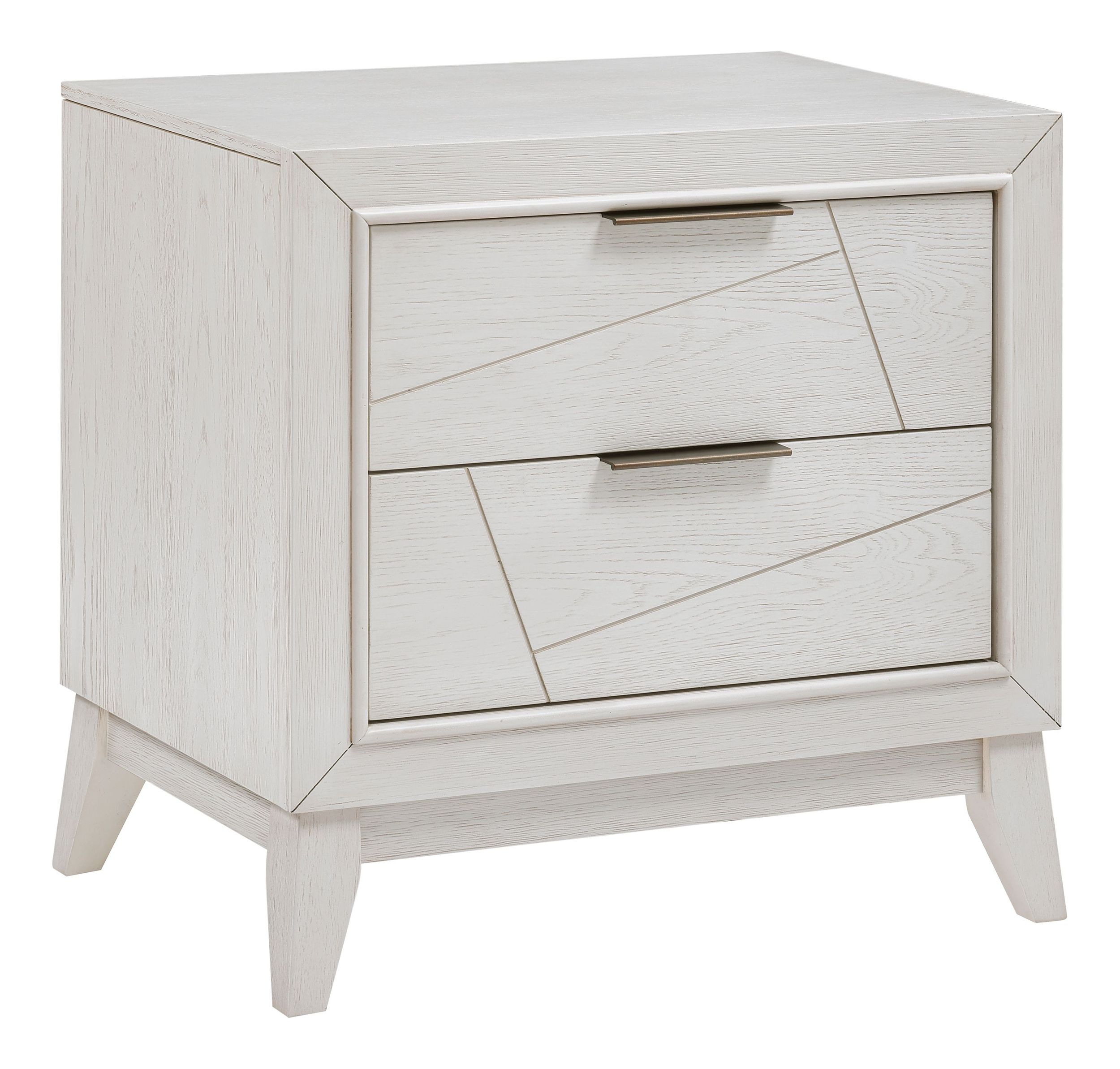 Asteria Wood 2-Drawer Night Stand
