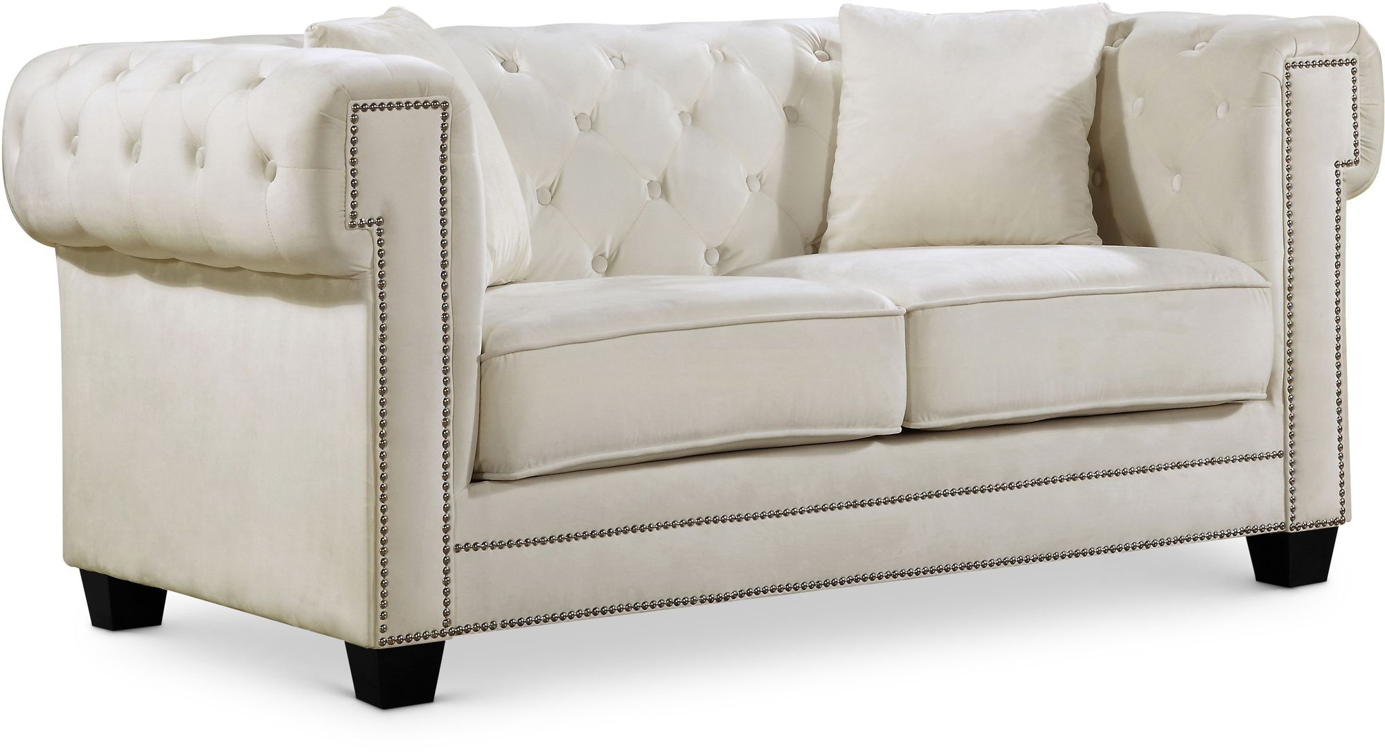 Bowery Velvet Loveseat