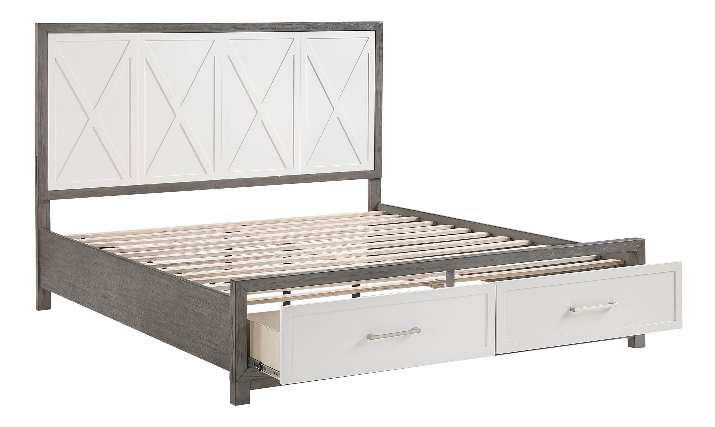 Rowan Wood Eastern King Storage Platform Bed