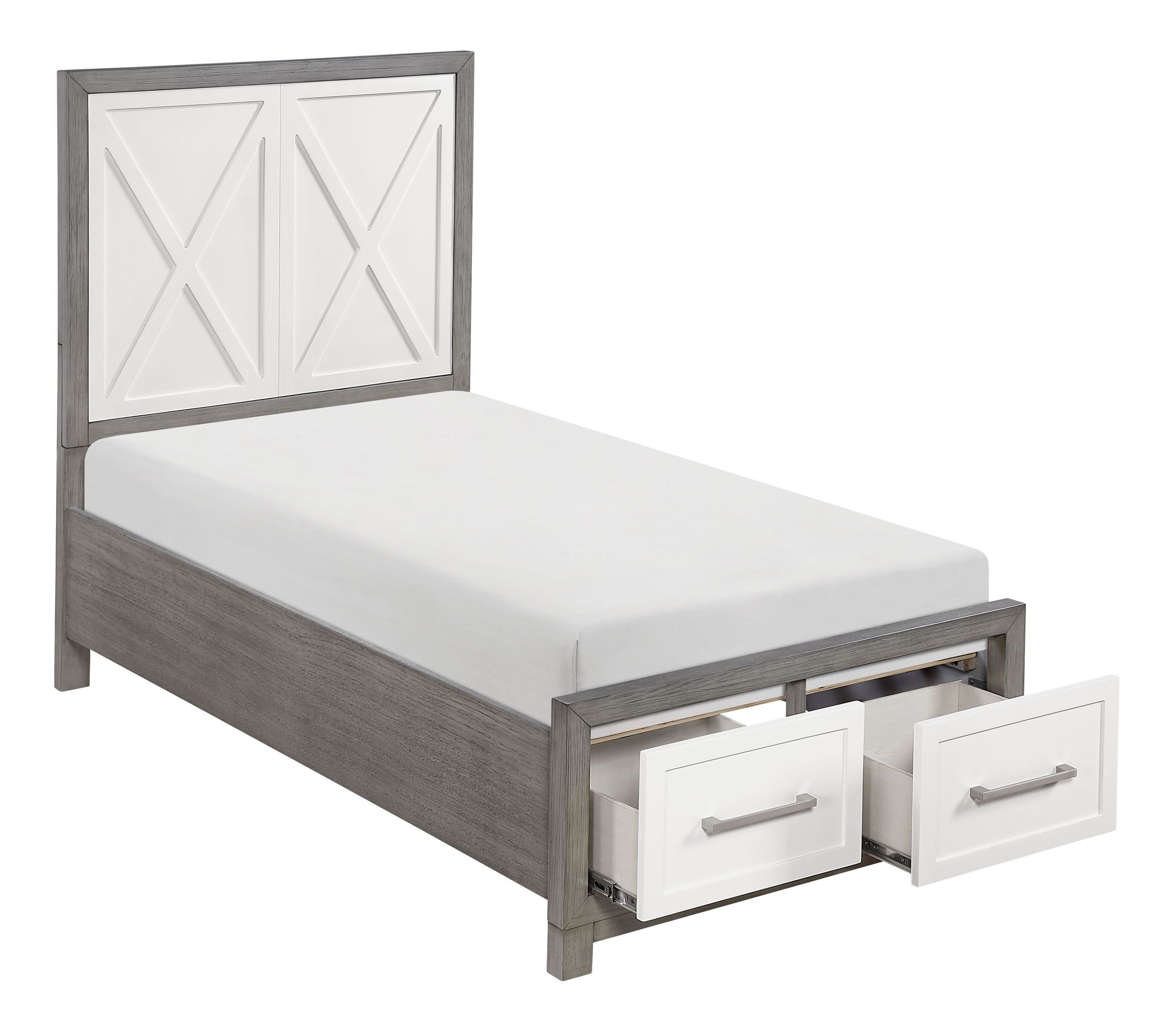Rowan Wood Storage Platform Bedroom Set