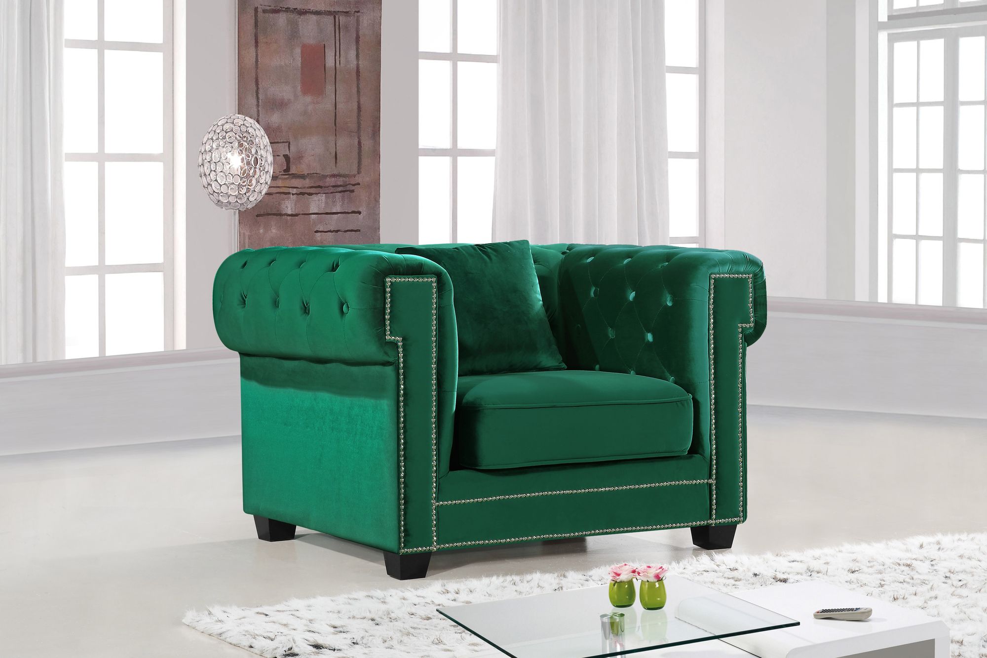Bowery Velvet Chair