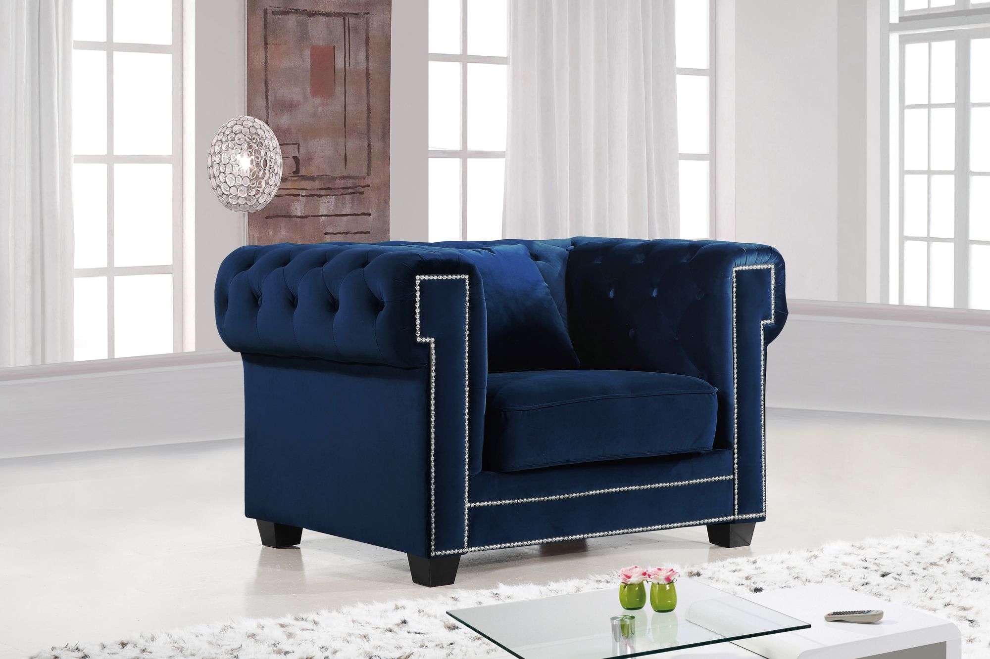 Bowery Velvet Chair