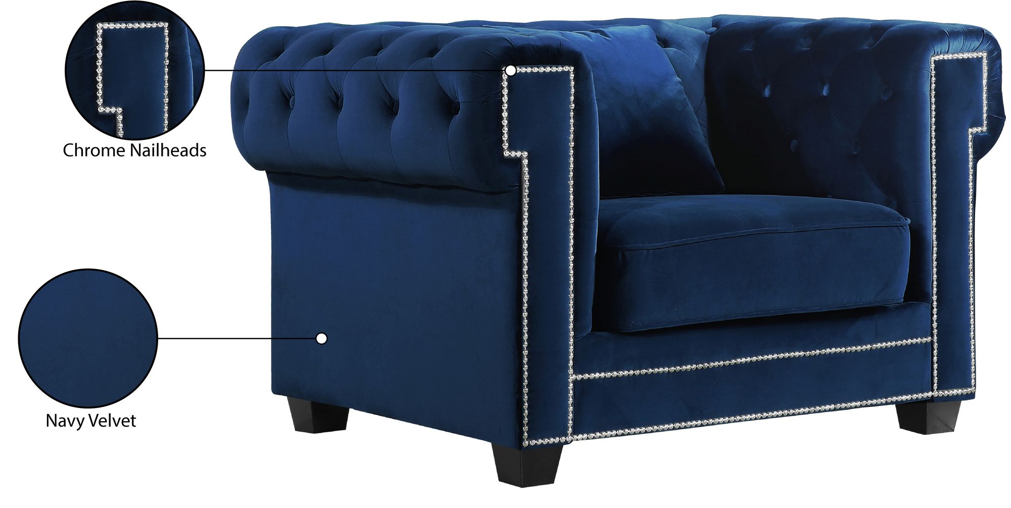Bowery Velvet Chair
