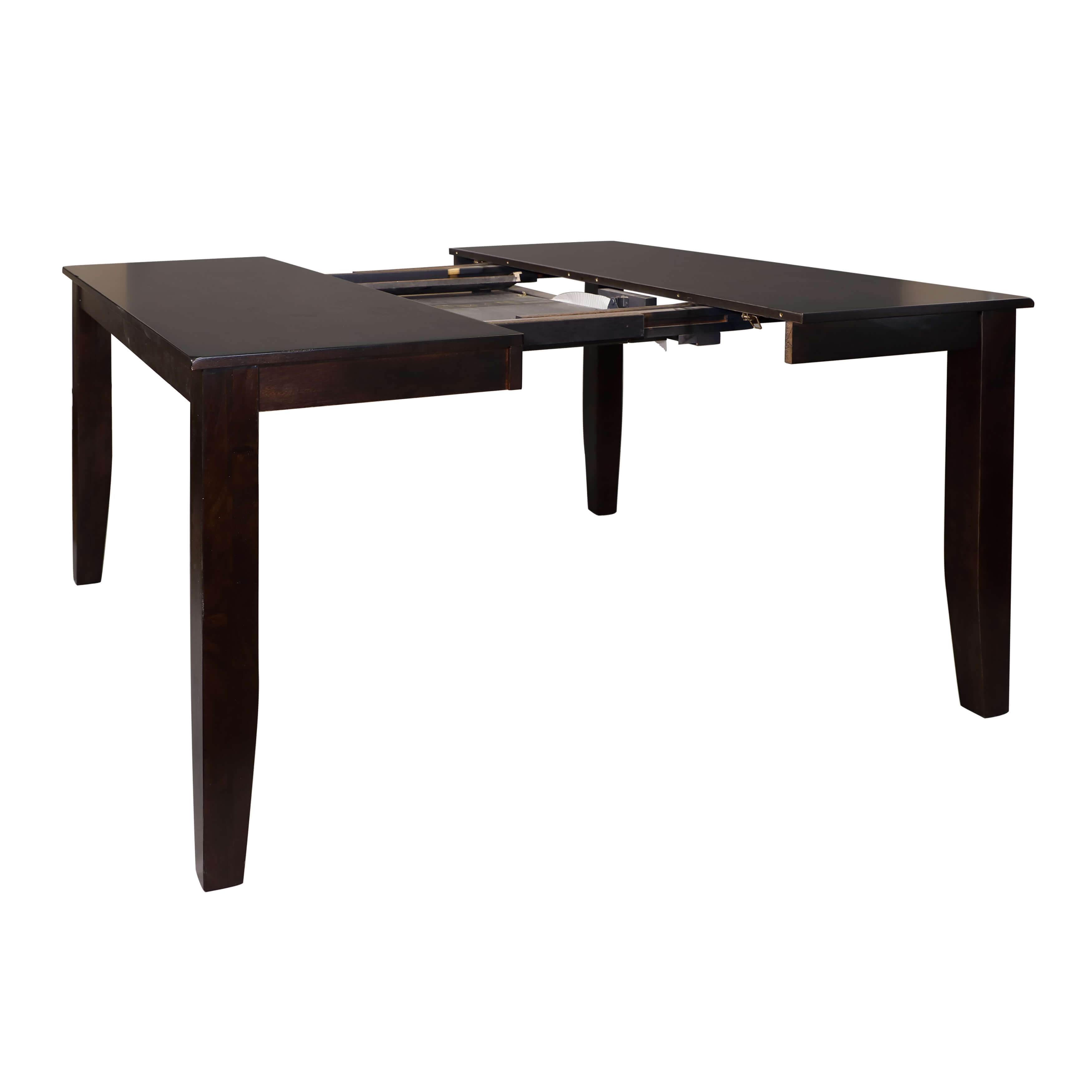 Crown Point Classic Rectangular Wood/Wood Veneer Extendable Counter Dining Table