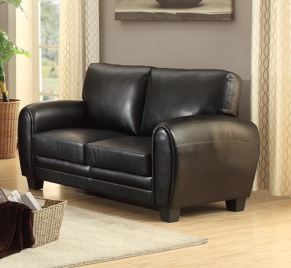 Rubin Bonded Leather Living Room Set by Homelegance