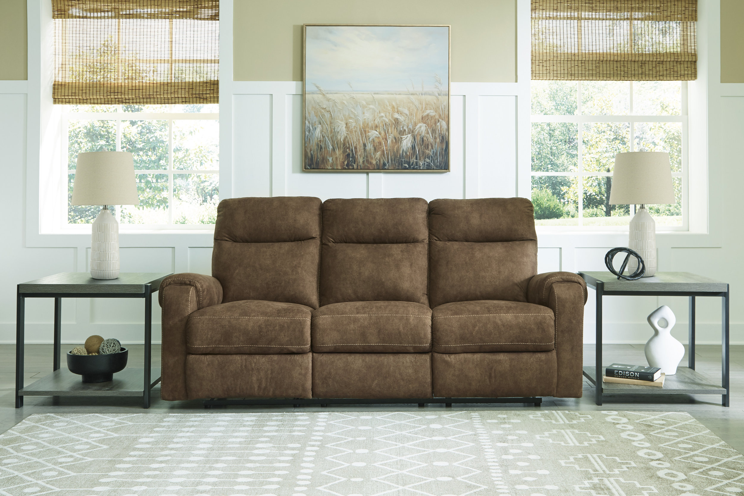 Edenwold Faux Leather Reclining Sofa