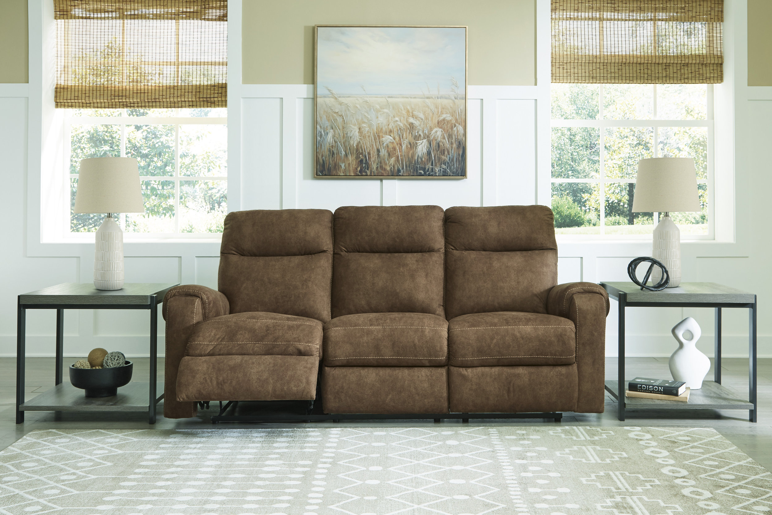 Edenwold Faux Leather Reclining Sofa