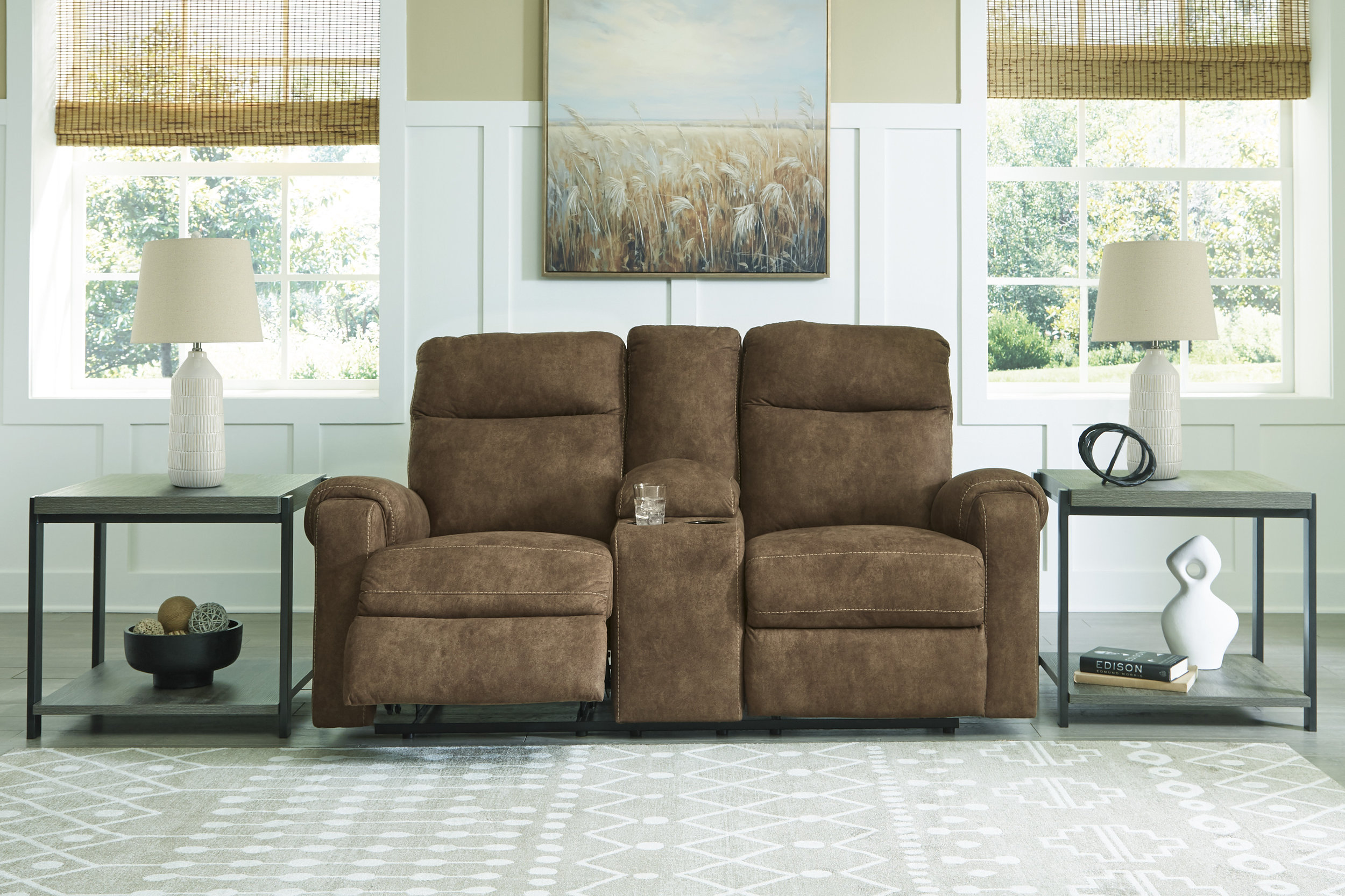 Dahlmoore Double Power Reclining Loveseat 