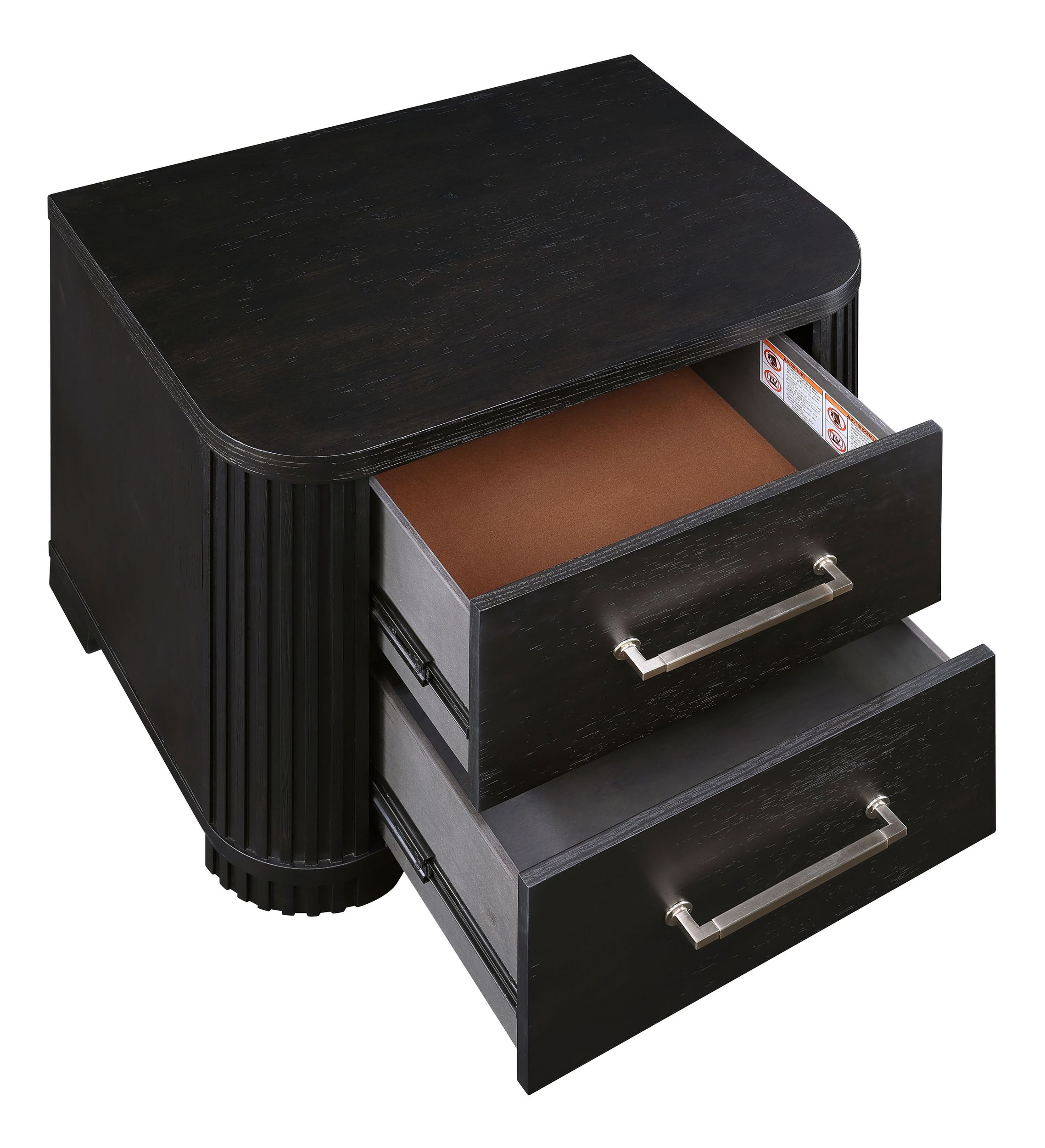 Gilbert Wood 2-Drawer Night Stand
