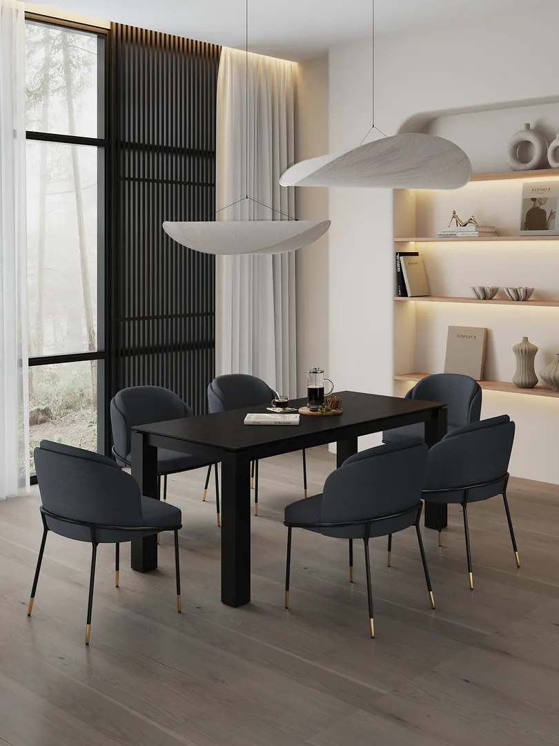 Rockaway 70.86-inch Solid Wood Dining Room Set w/Flor Chairs