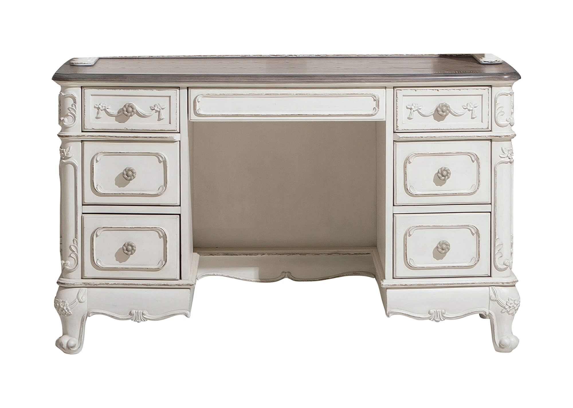 Cinderella Wood/Wood Veneer Writing Desk