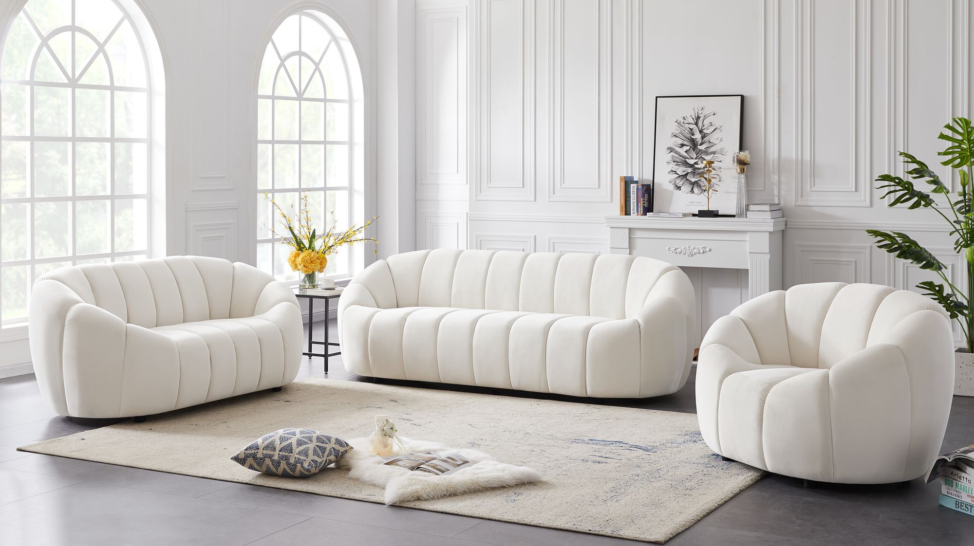 Elijah Velvet Sofa