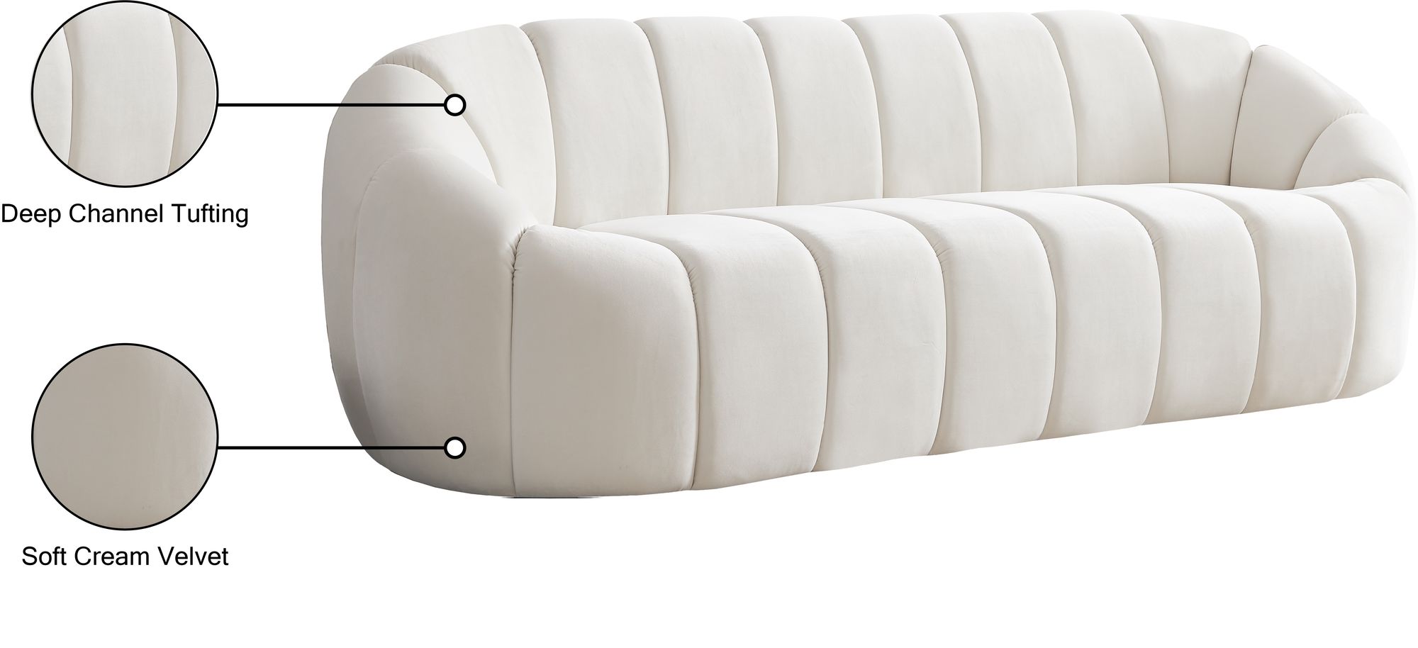 Elijah Velvet Sofa
