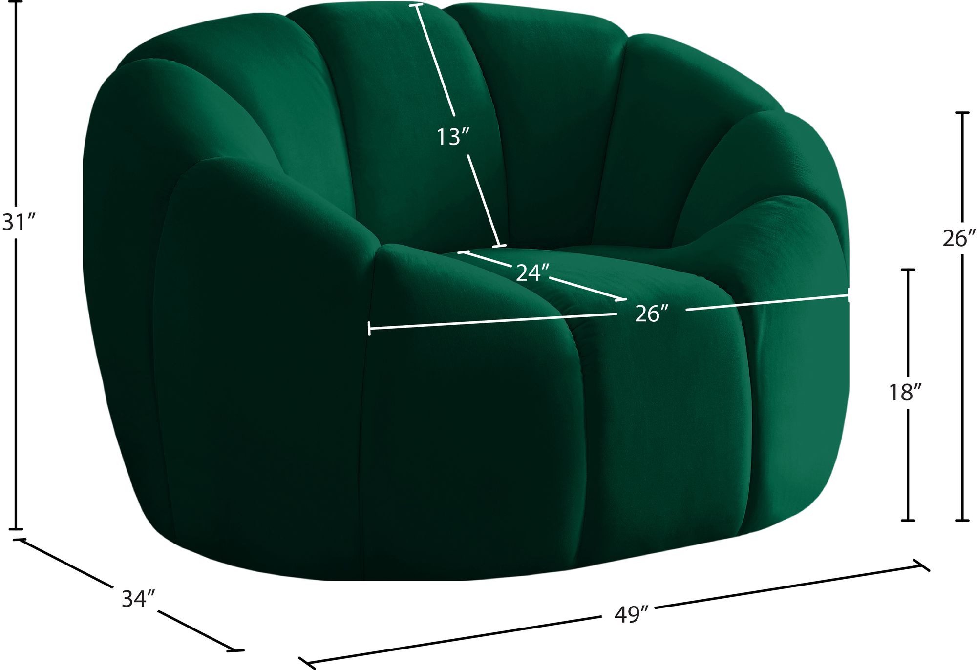 Elijah Velvet Chair