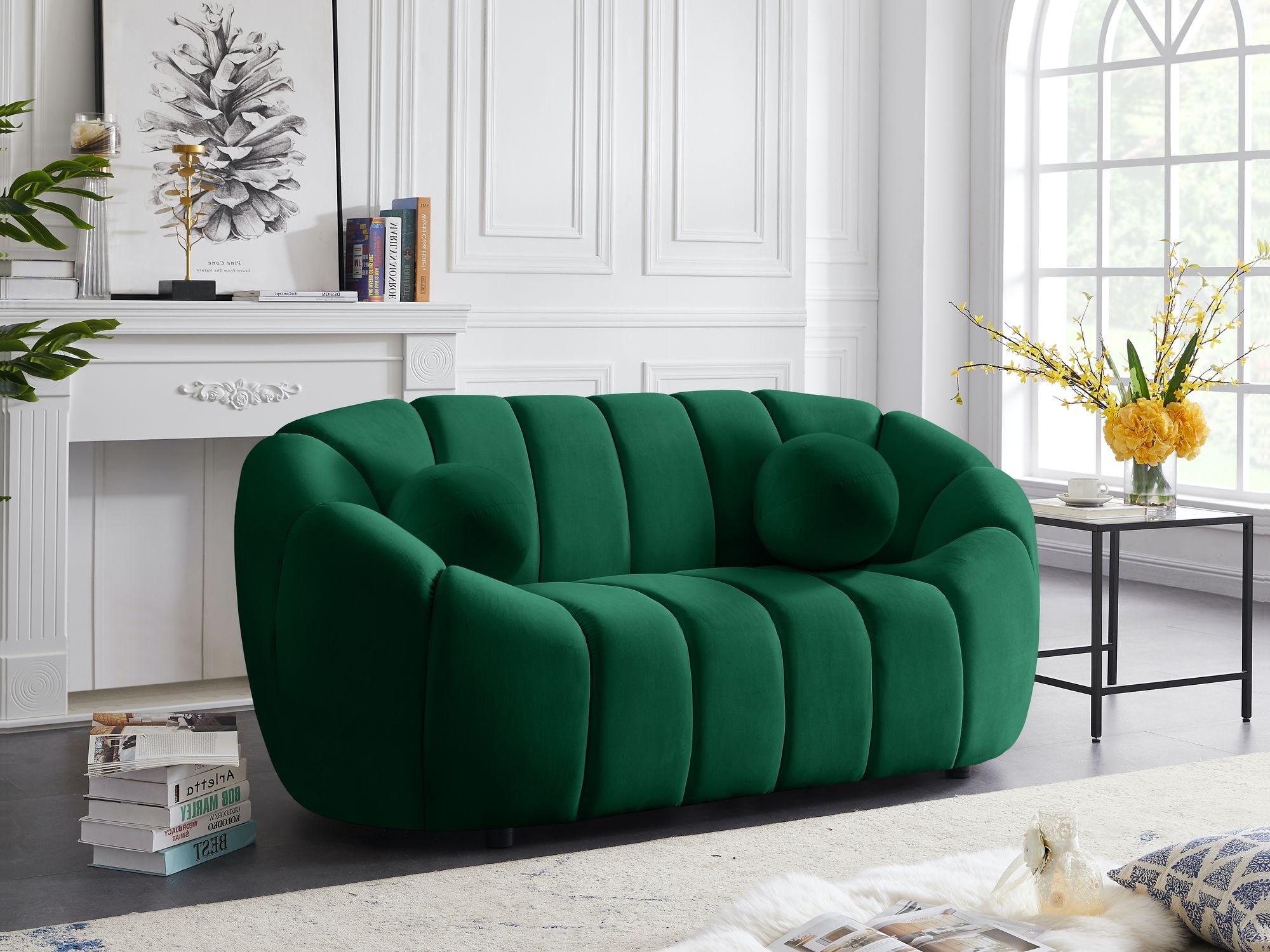 Elijah Velvet Loveseat